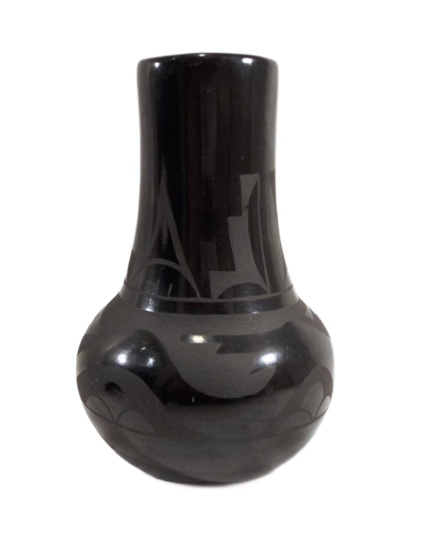 Native American Santa Clara Pueblo Blackware Pottery