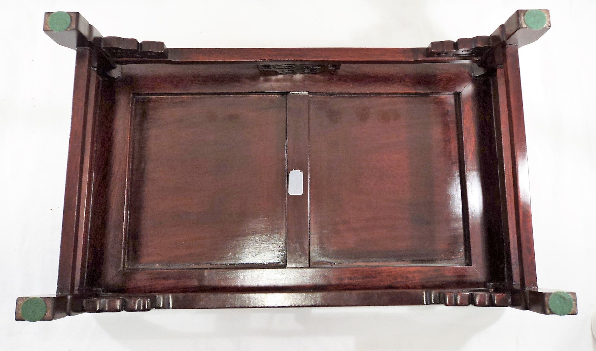 Vintage Chinese Carved Rosewood Display Stand