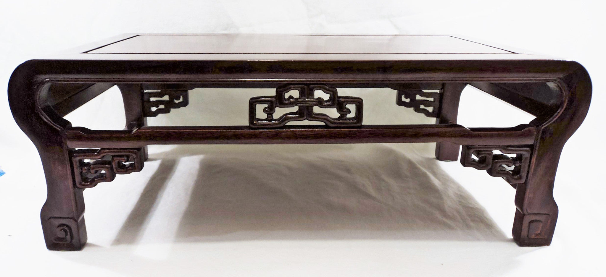 Vintage Chinese Carved Rosewood Display Stand