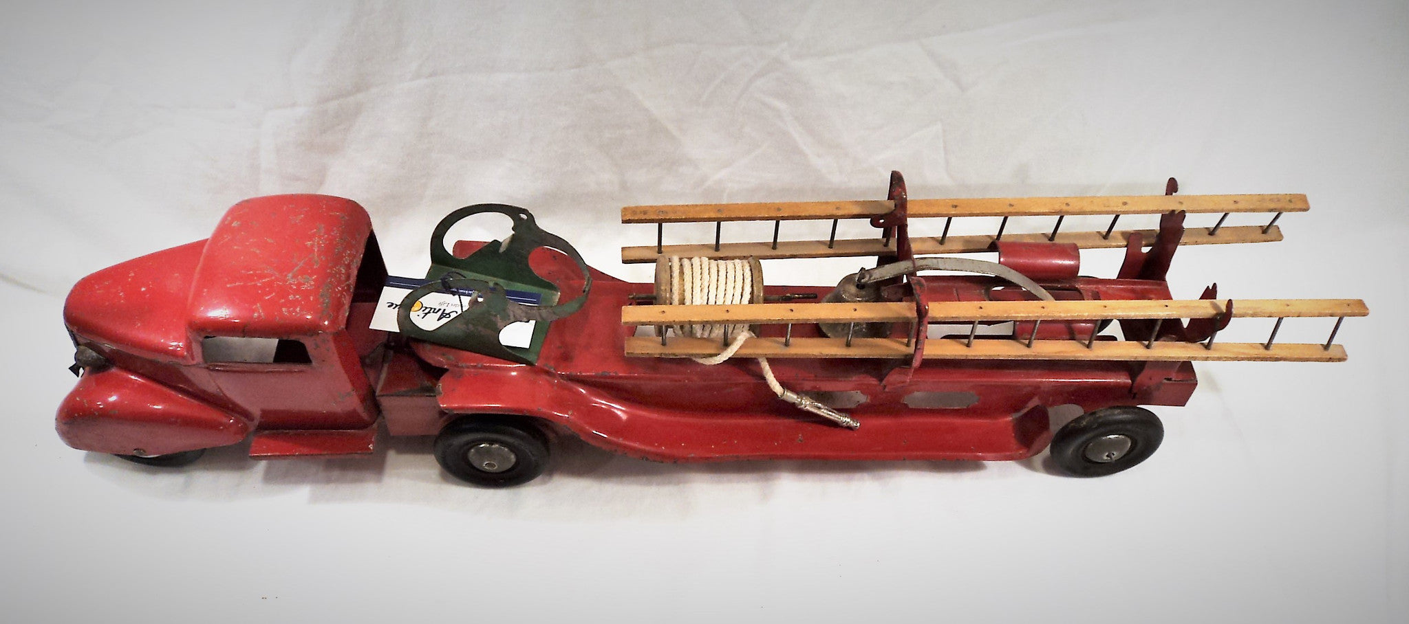 Vintage Turner Metal Fire Truck Toy