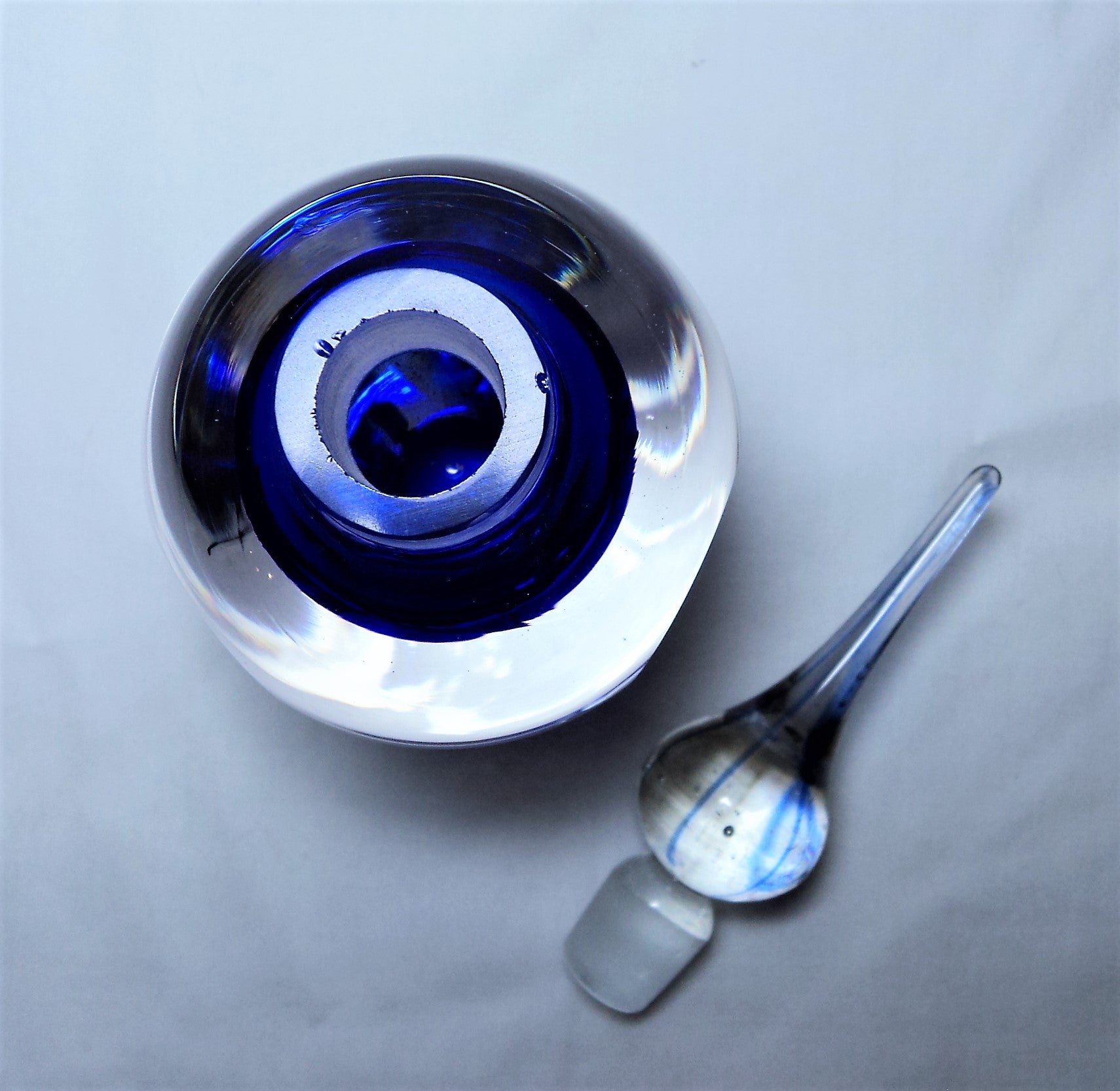Cobalt Blue Sommerso Perfume Bottle