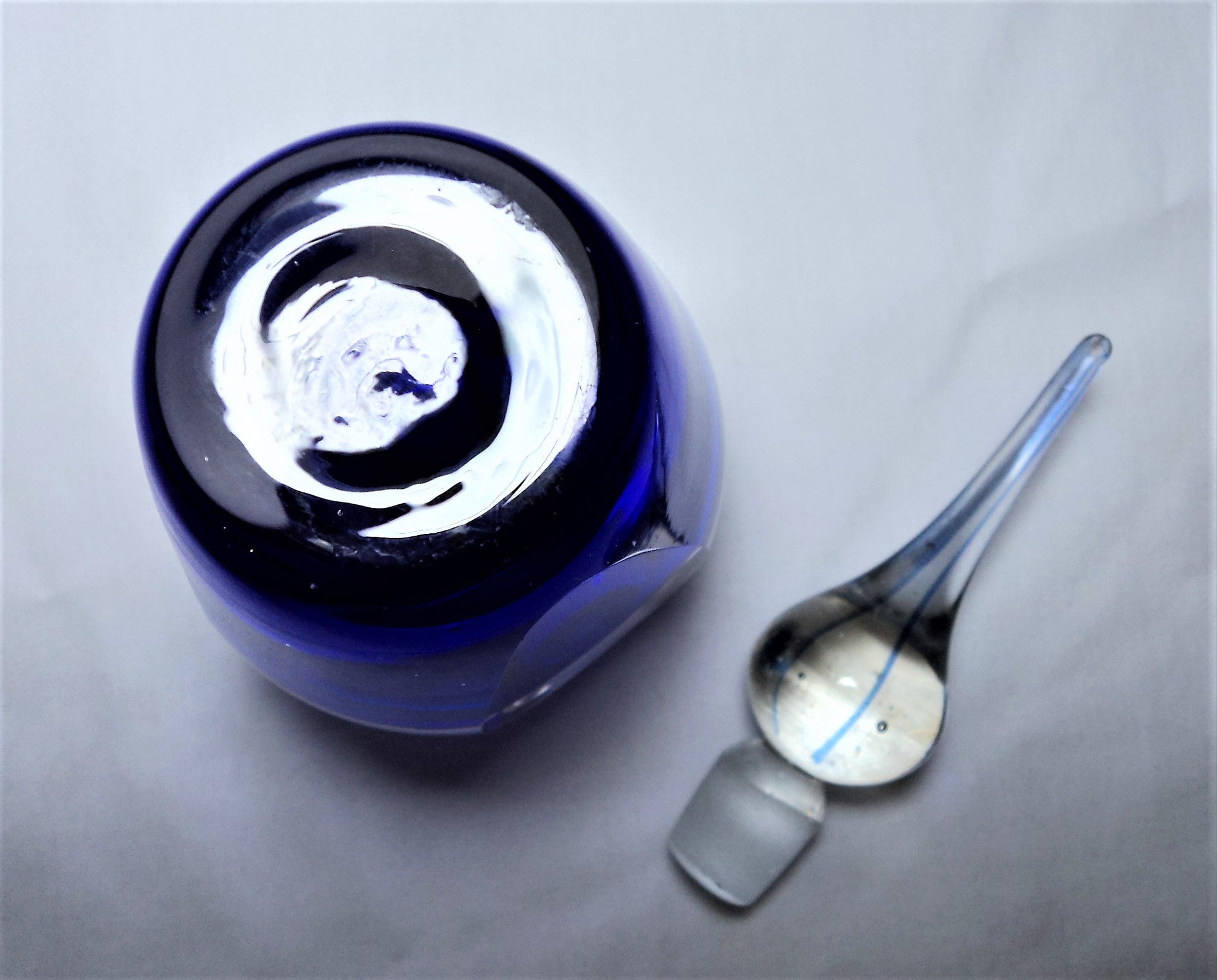 Cobalt Blue Sommerso Perfume Bottle