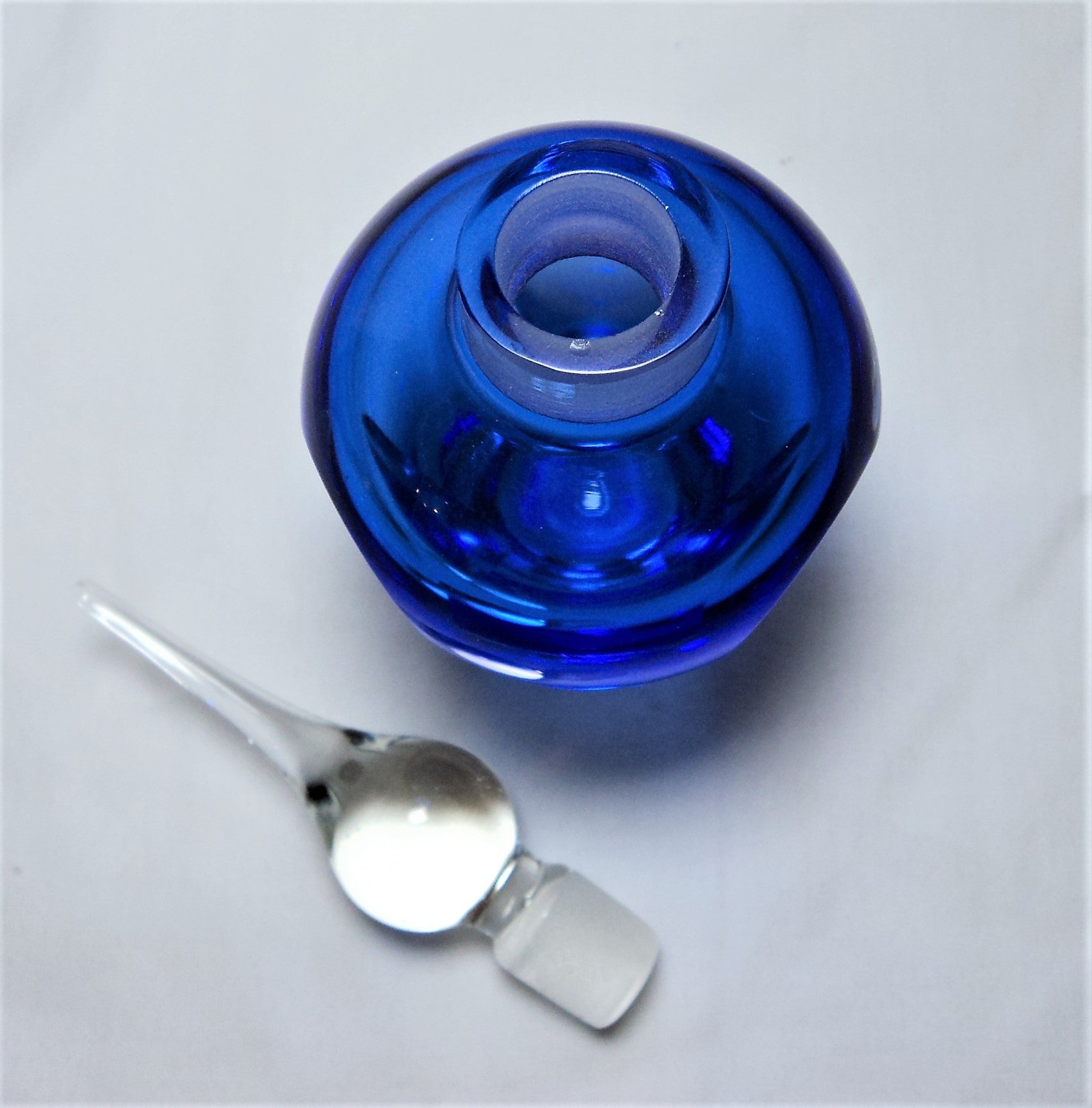 Cobalt Blue Sommerso Perfume Bottle