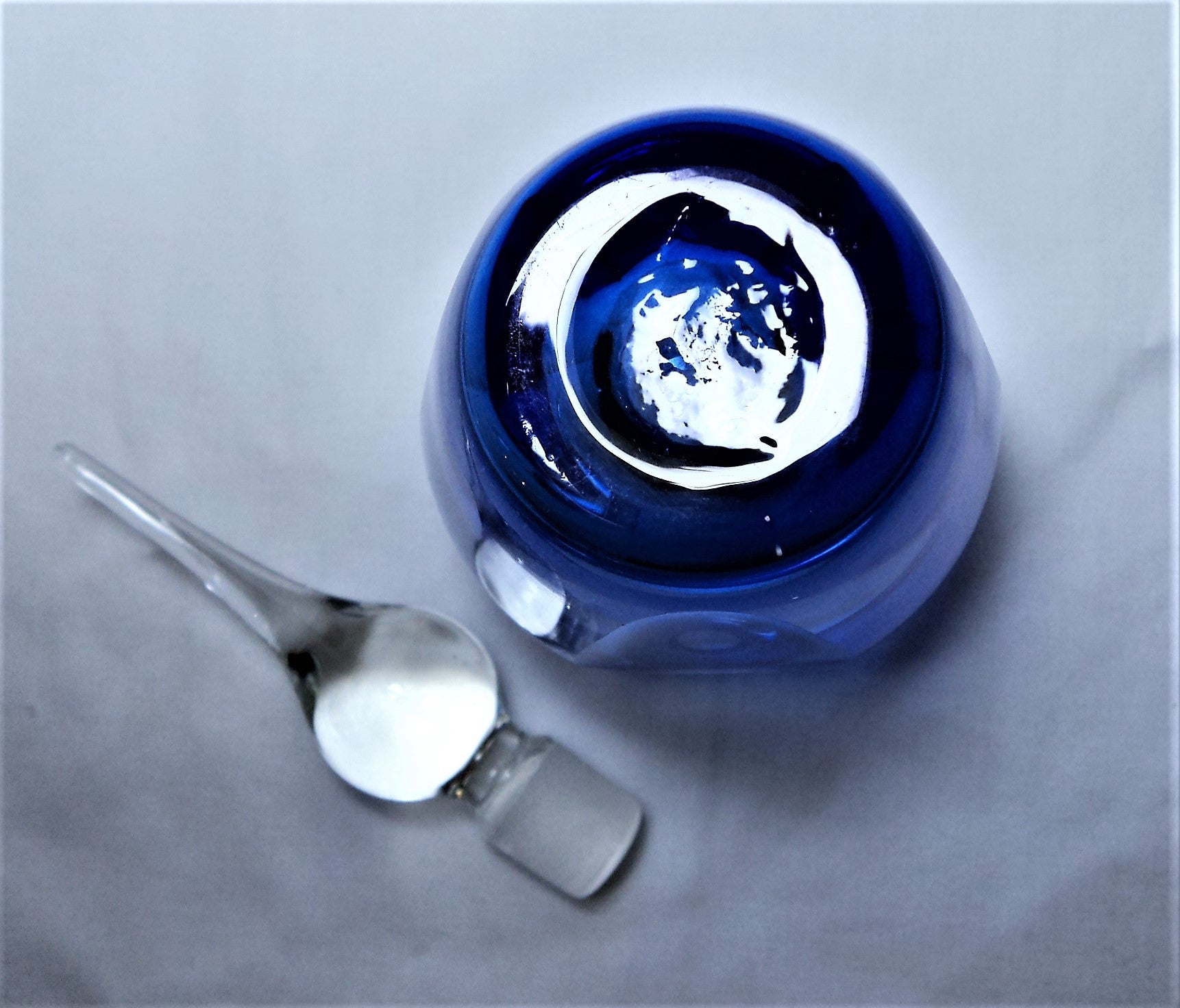 Cobalt Blue Sommerso Perfume Bottle