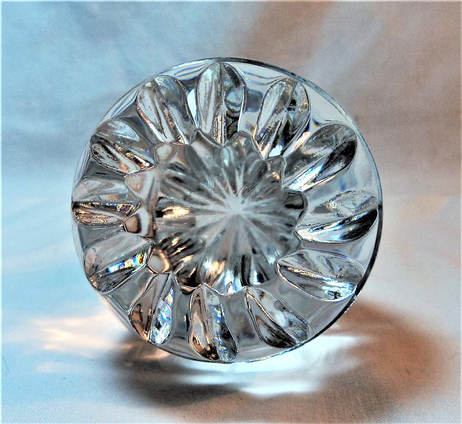 Leaded Crystal Egg Paperweight