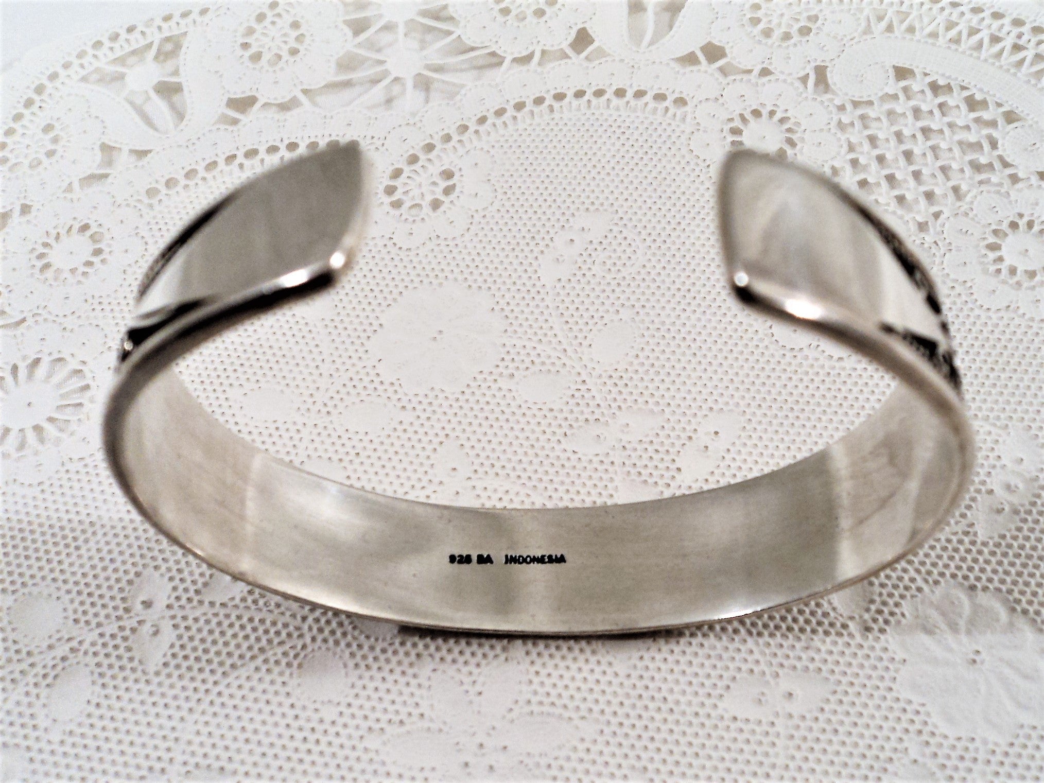 Bali Style Sterling Silver Cuff Bracelet