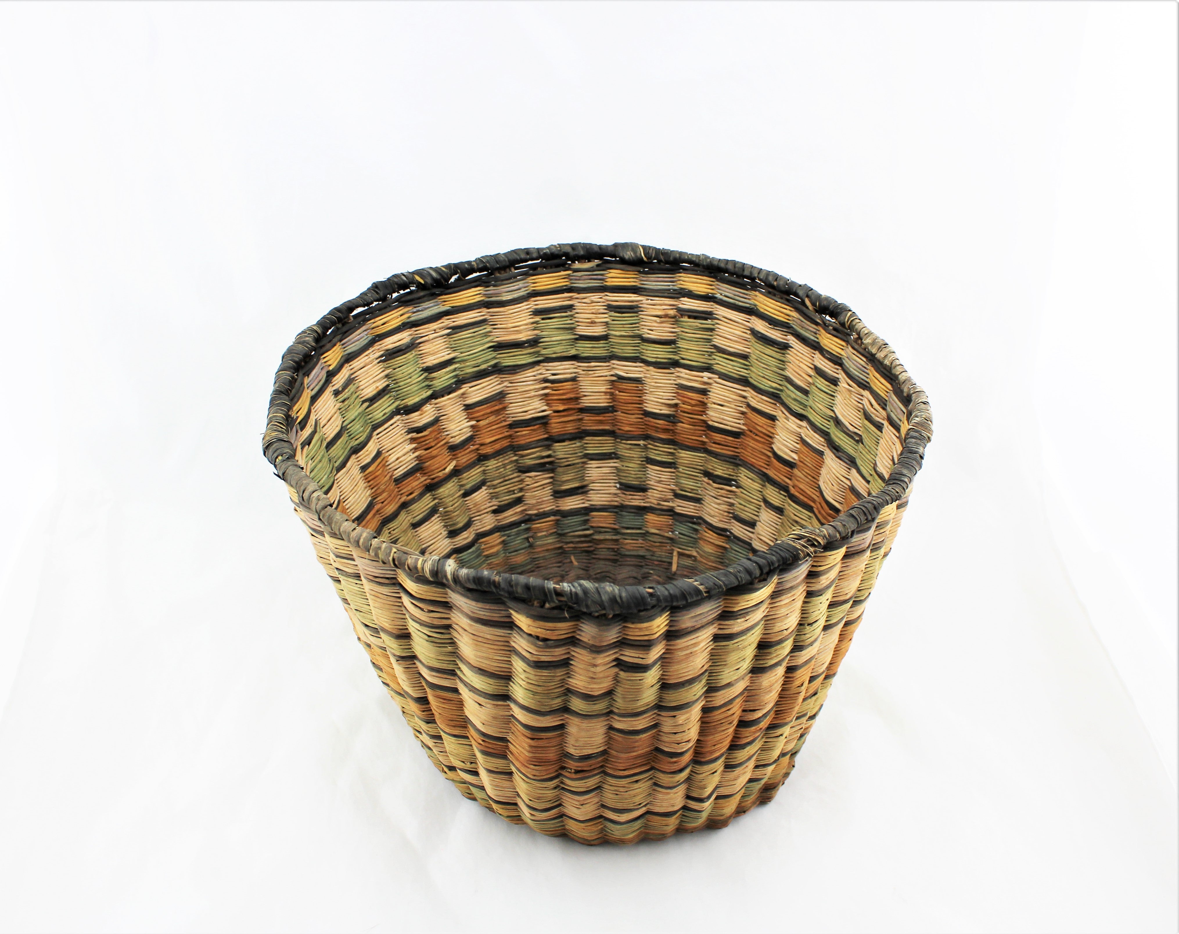 1930s-40s Hopi Wicker Peach Basket