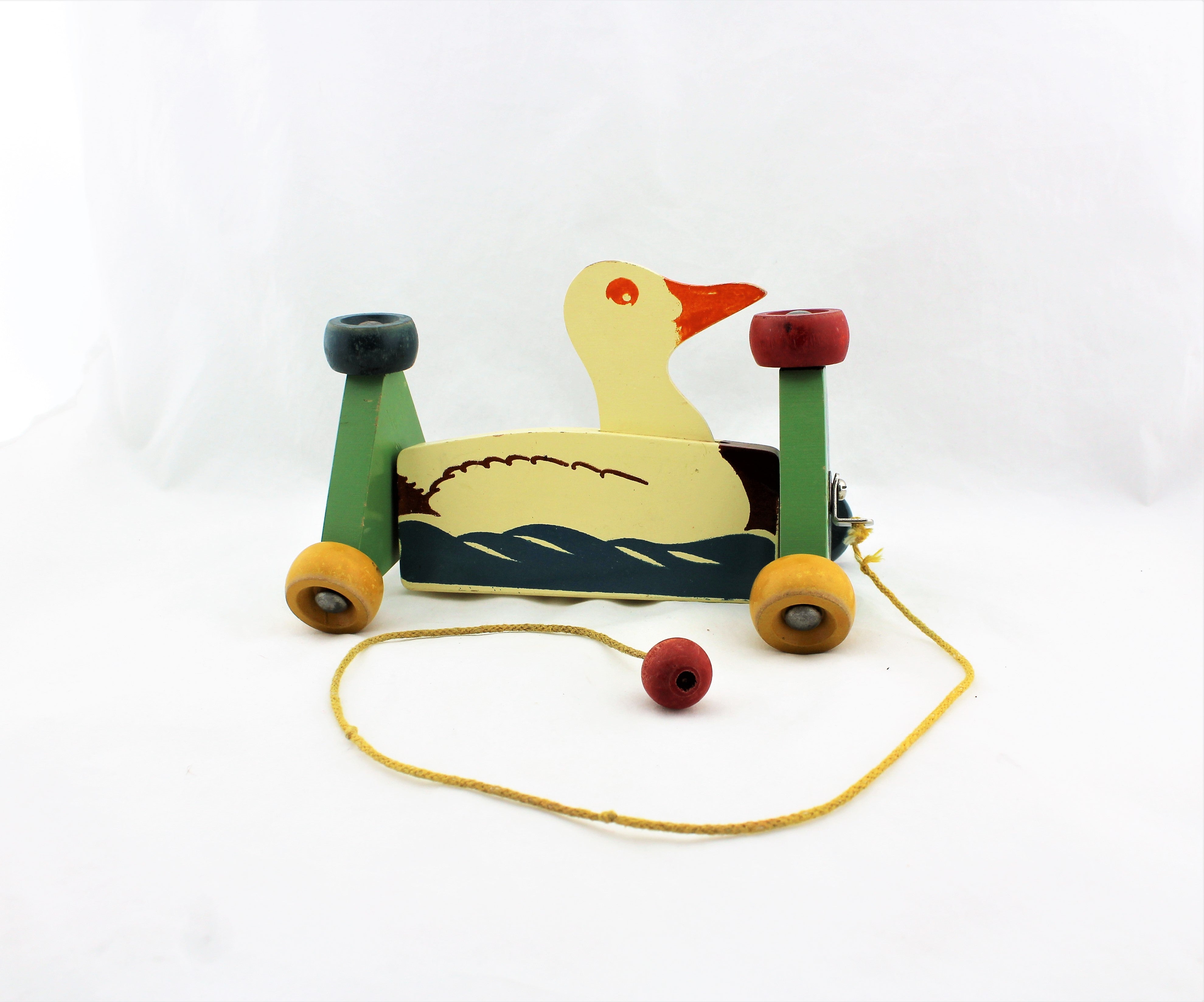 1930s-40s Holgate Pull Duck Toy
