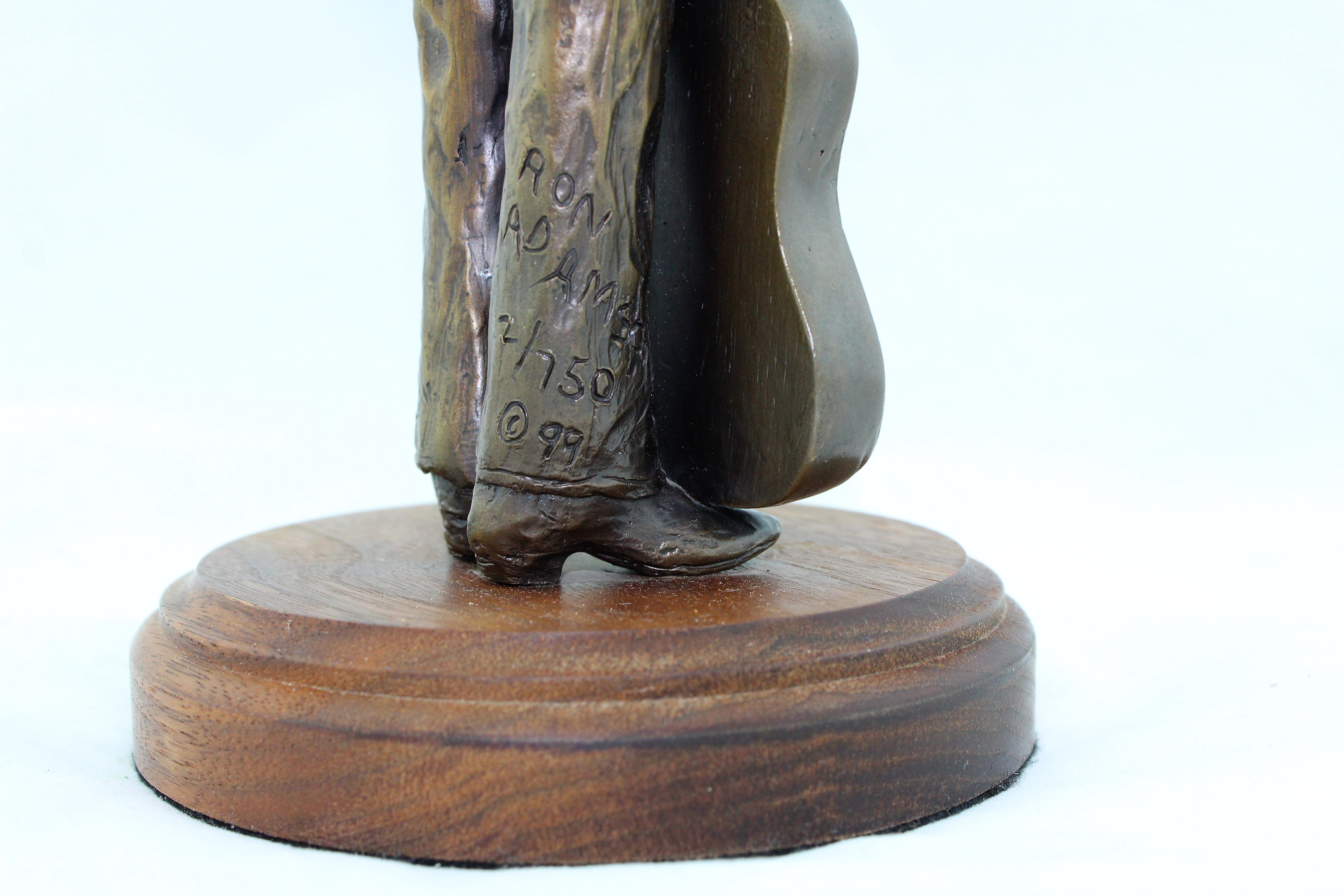 Ron Adamson Bronze Sculpture Standin' on the Corner