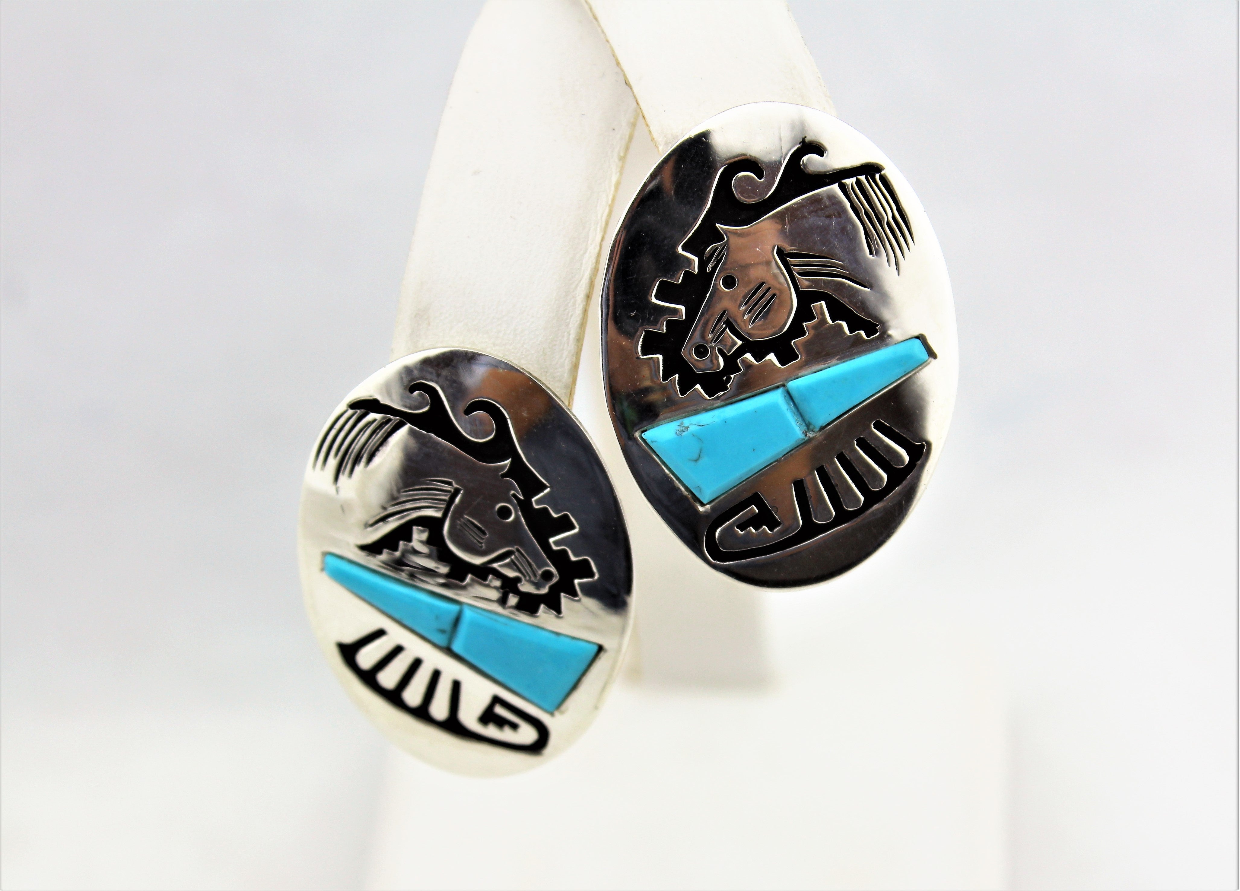 Alvin and Lula Begay Turquoise Earrings