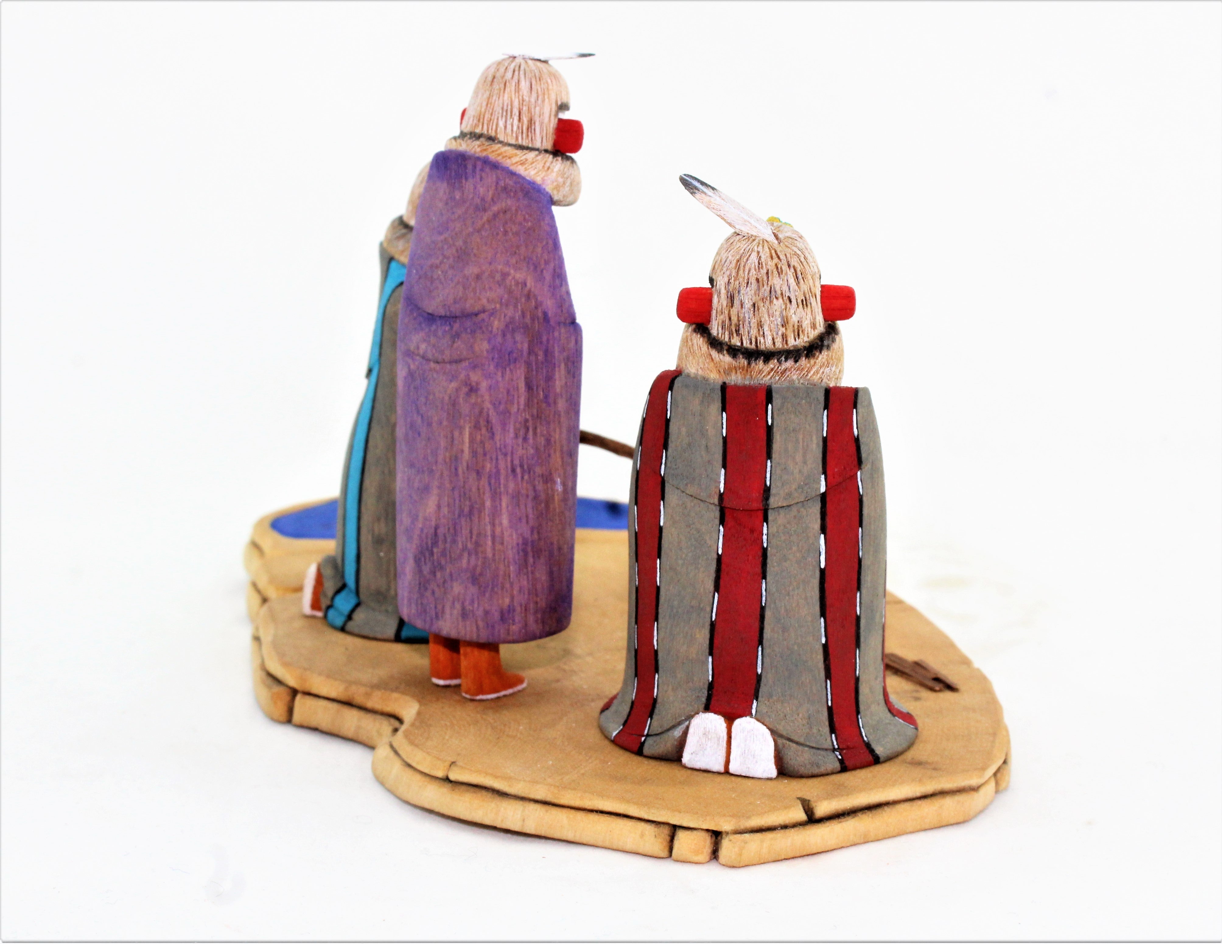 Lawrence Dallas Sr. Huhuwa Kachina Diorama