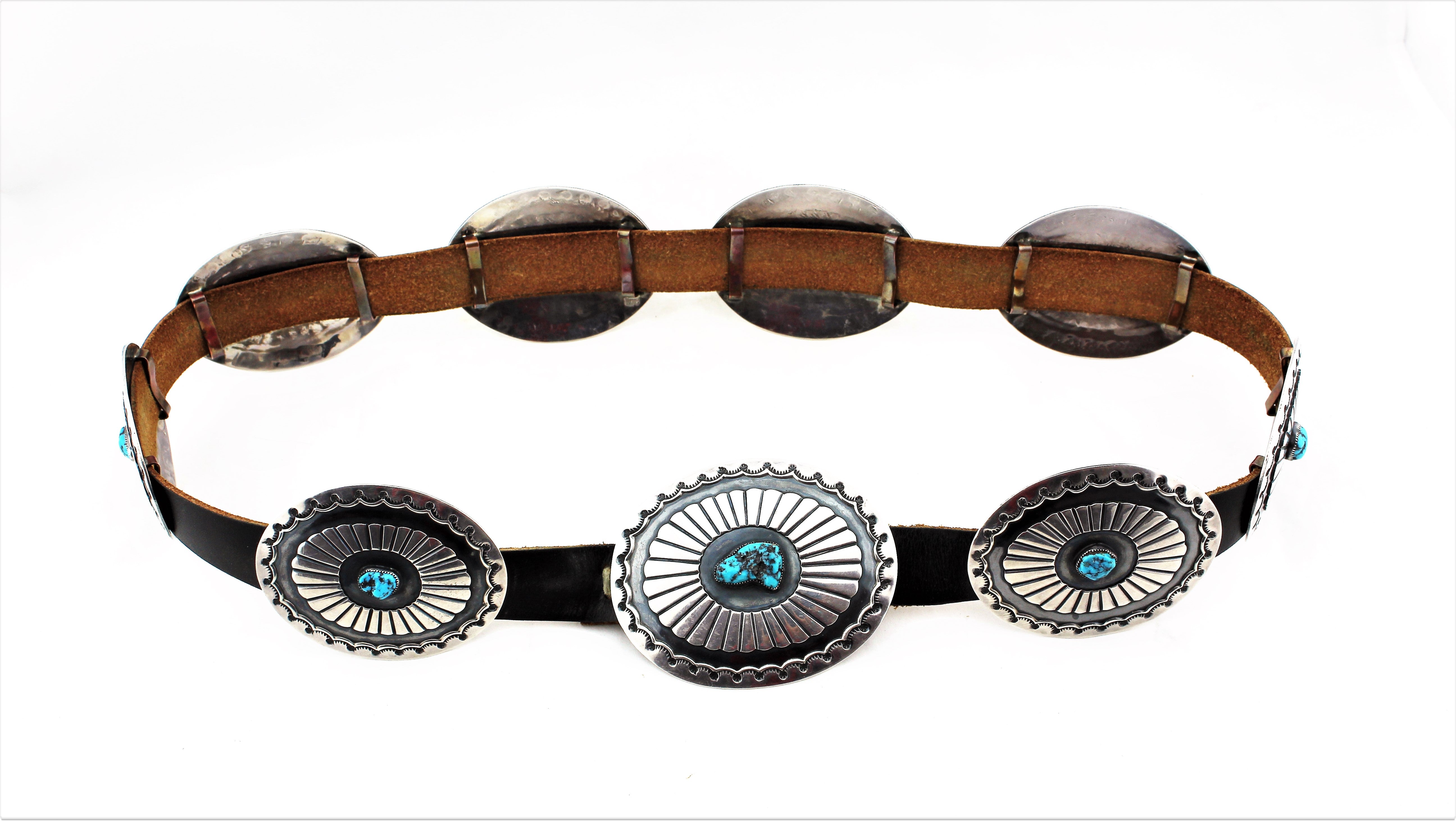 Charlie White Yazzie Concho Belt