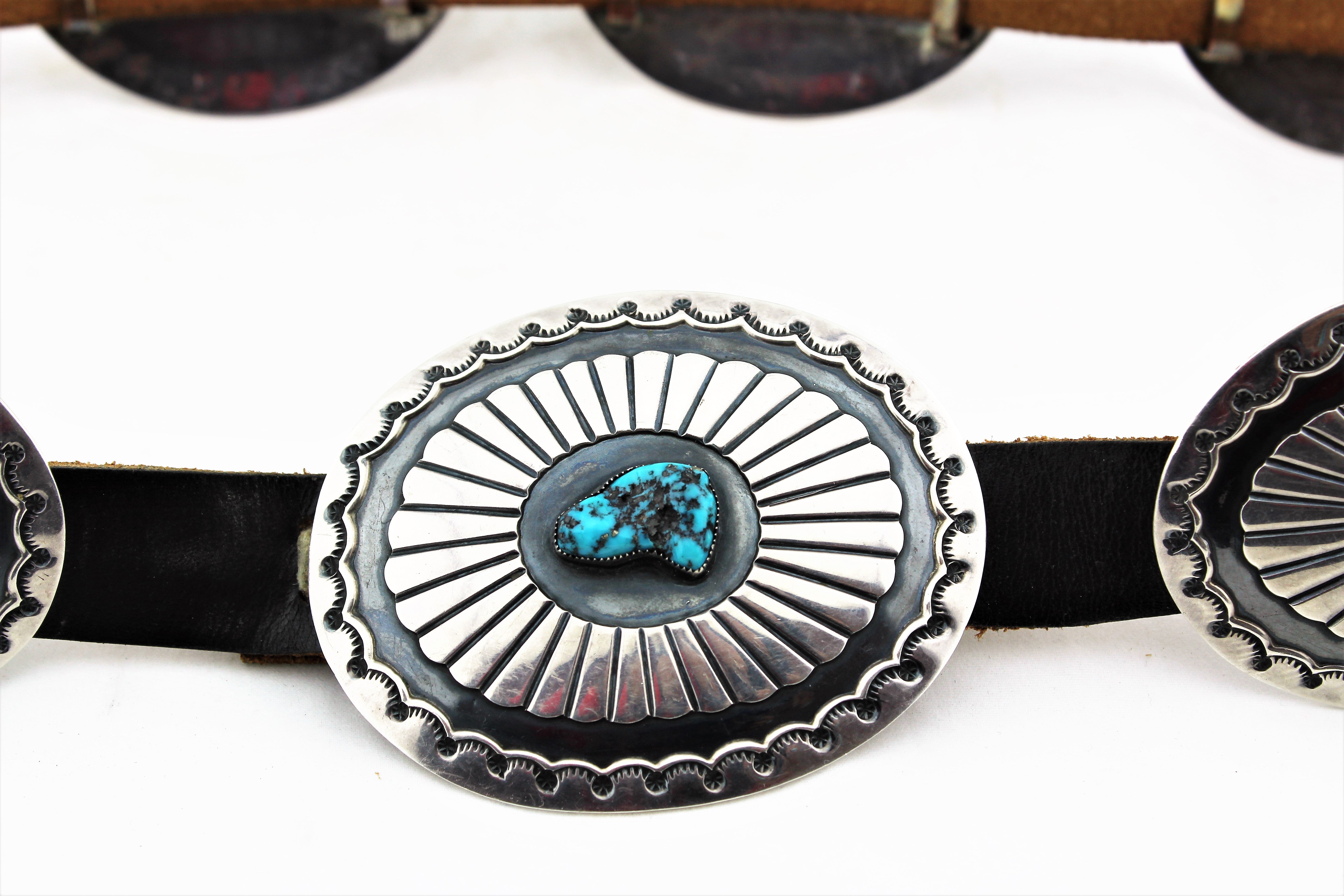 Charlie White Yazzie Concho Belt