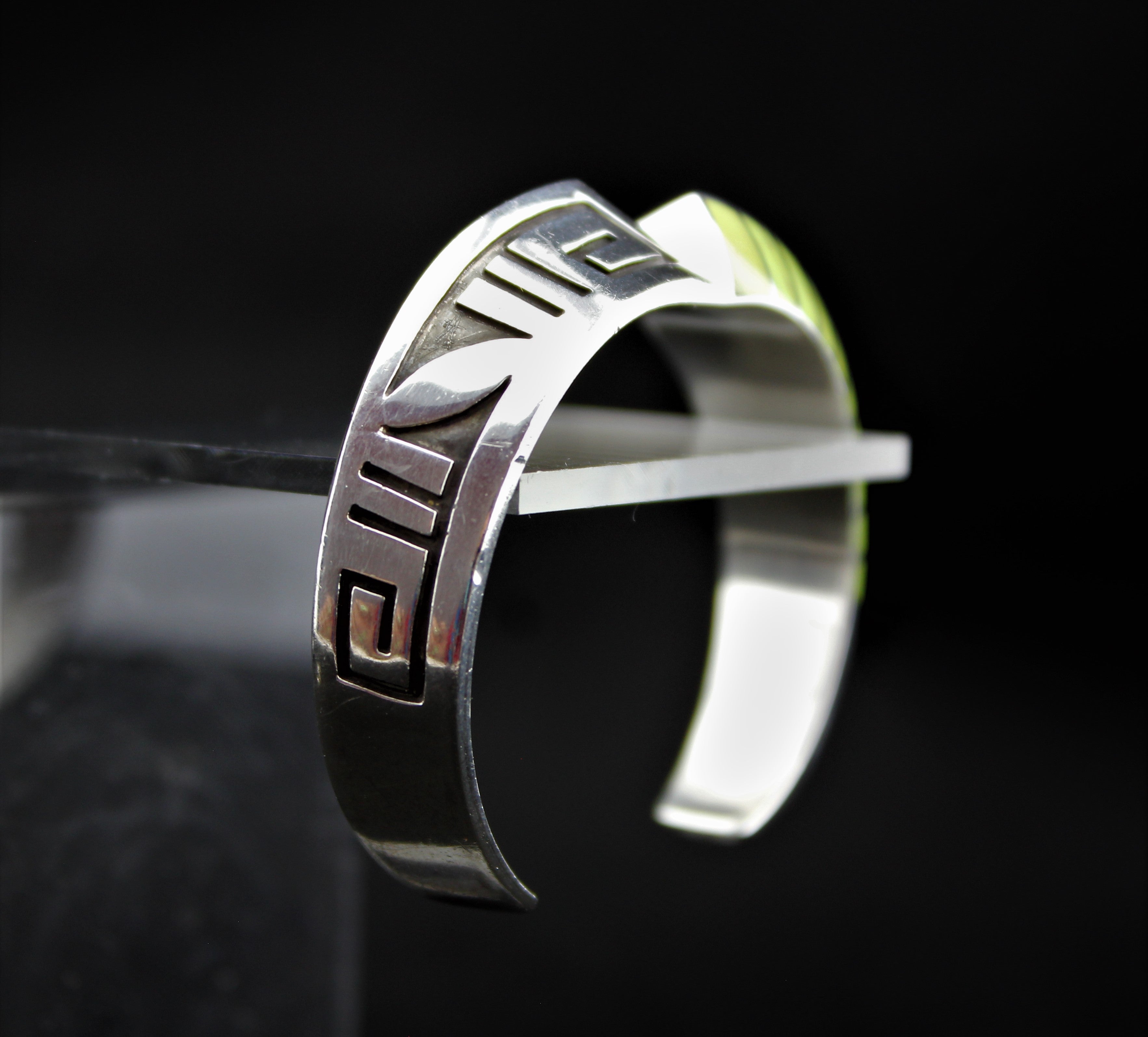 Sterling Silver Turquoise Inlay Bracelet
