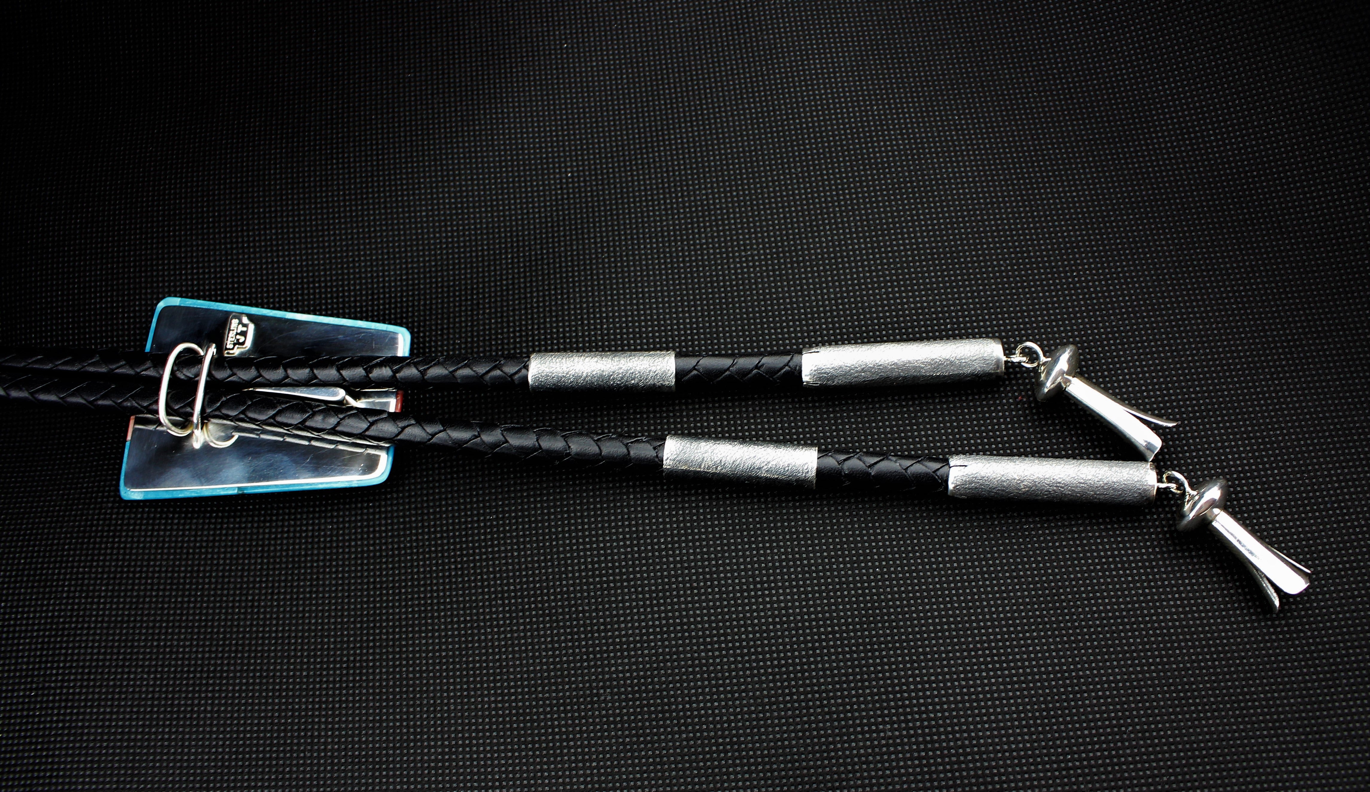 Jack Tom Inlay Turquoise Bolo Tie