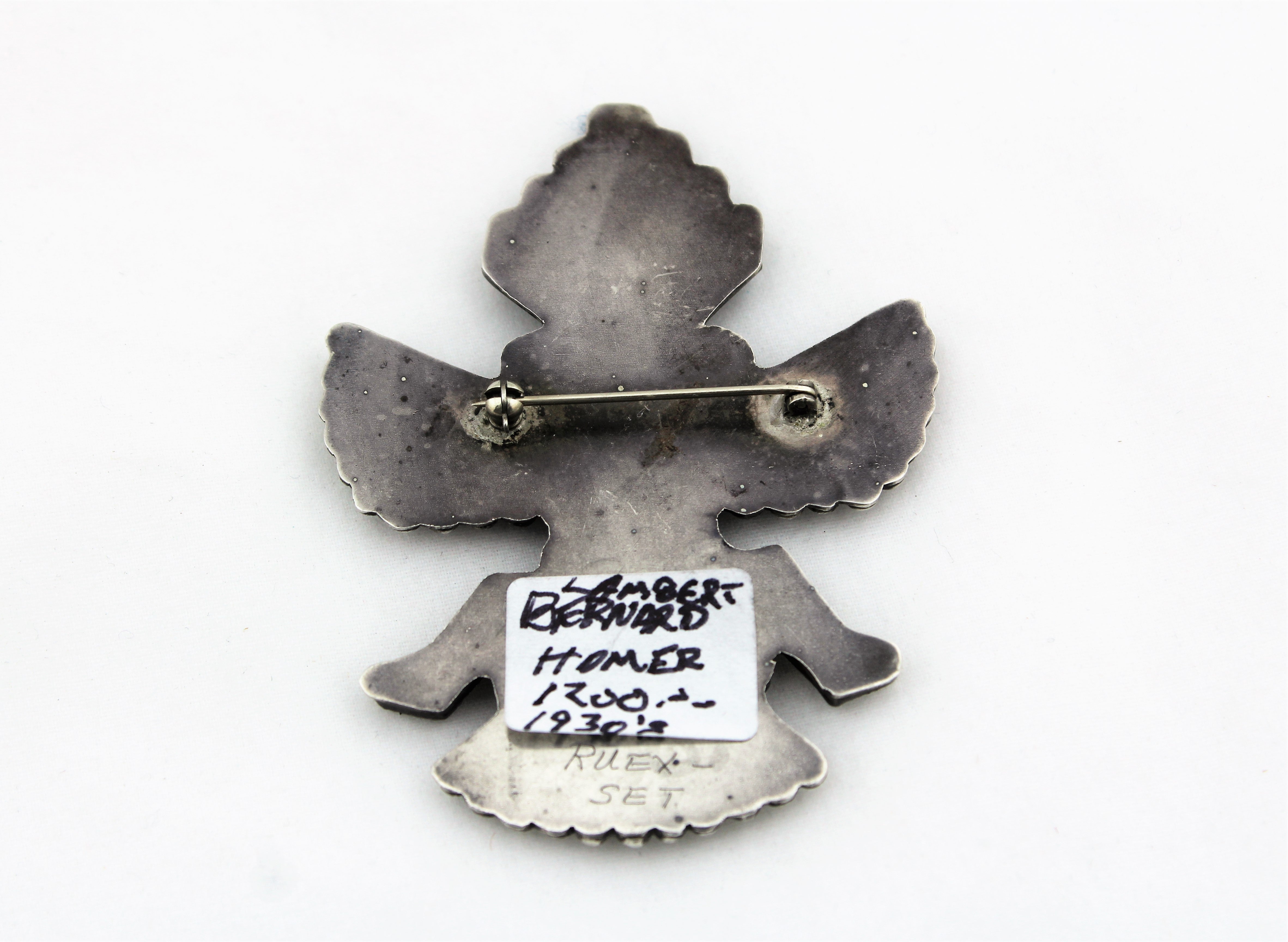 1930s Zuni Knifewing Brooch