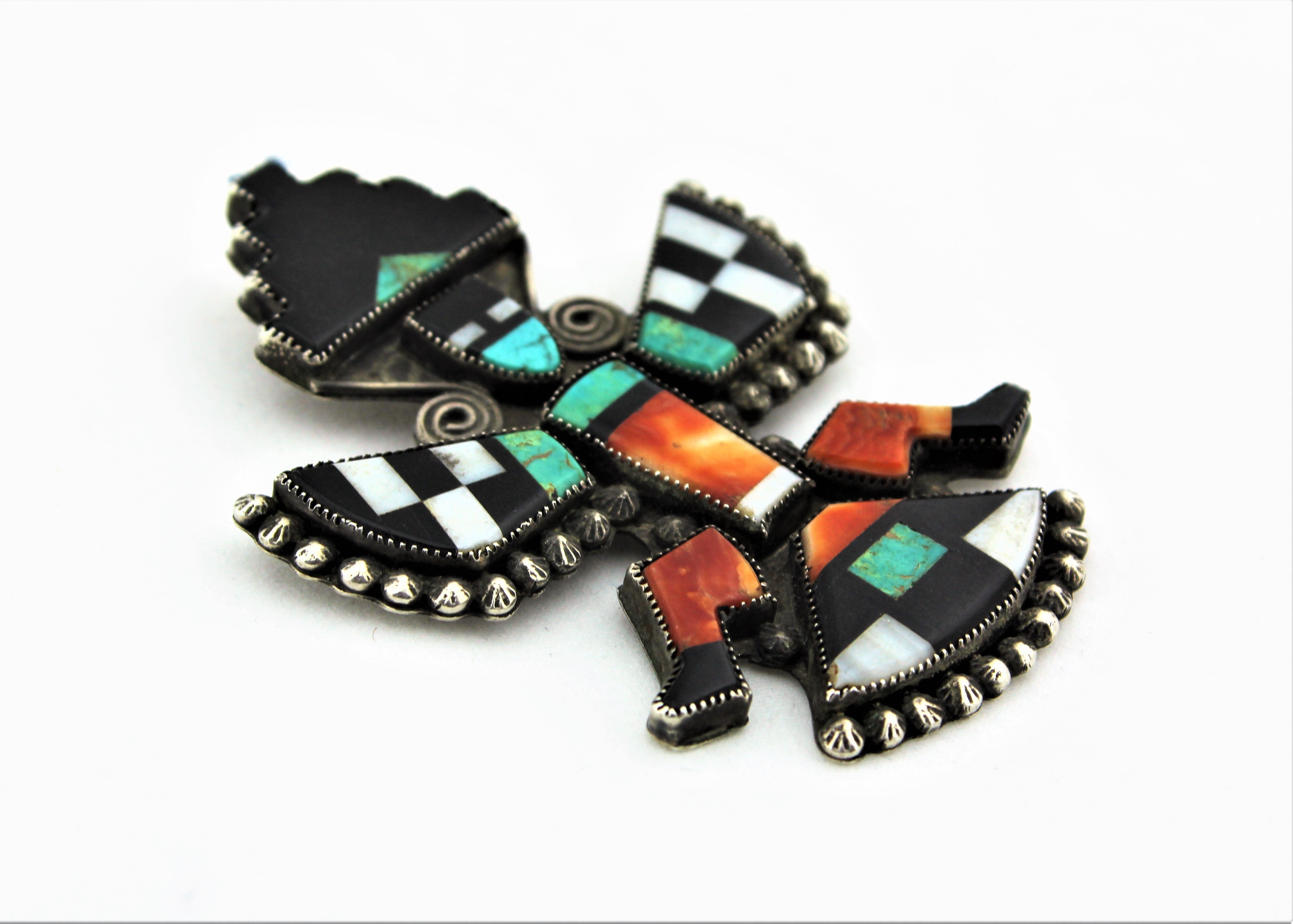 1930s Zuni Knifewing Brooch