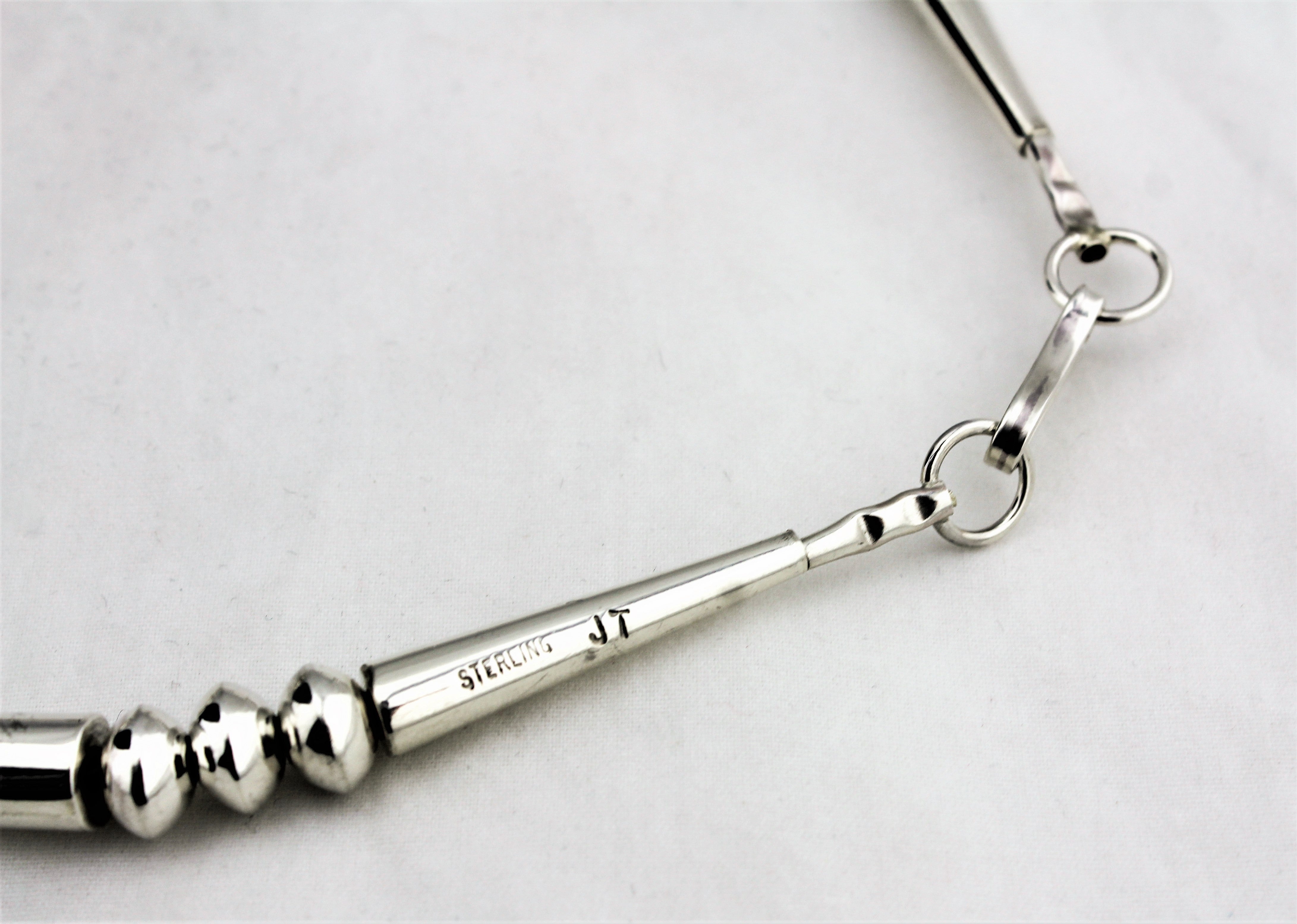 Jack Tom Sterling Silver Necklace and Earrings Set