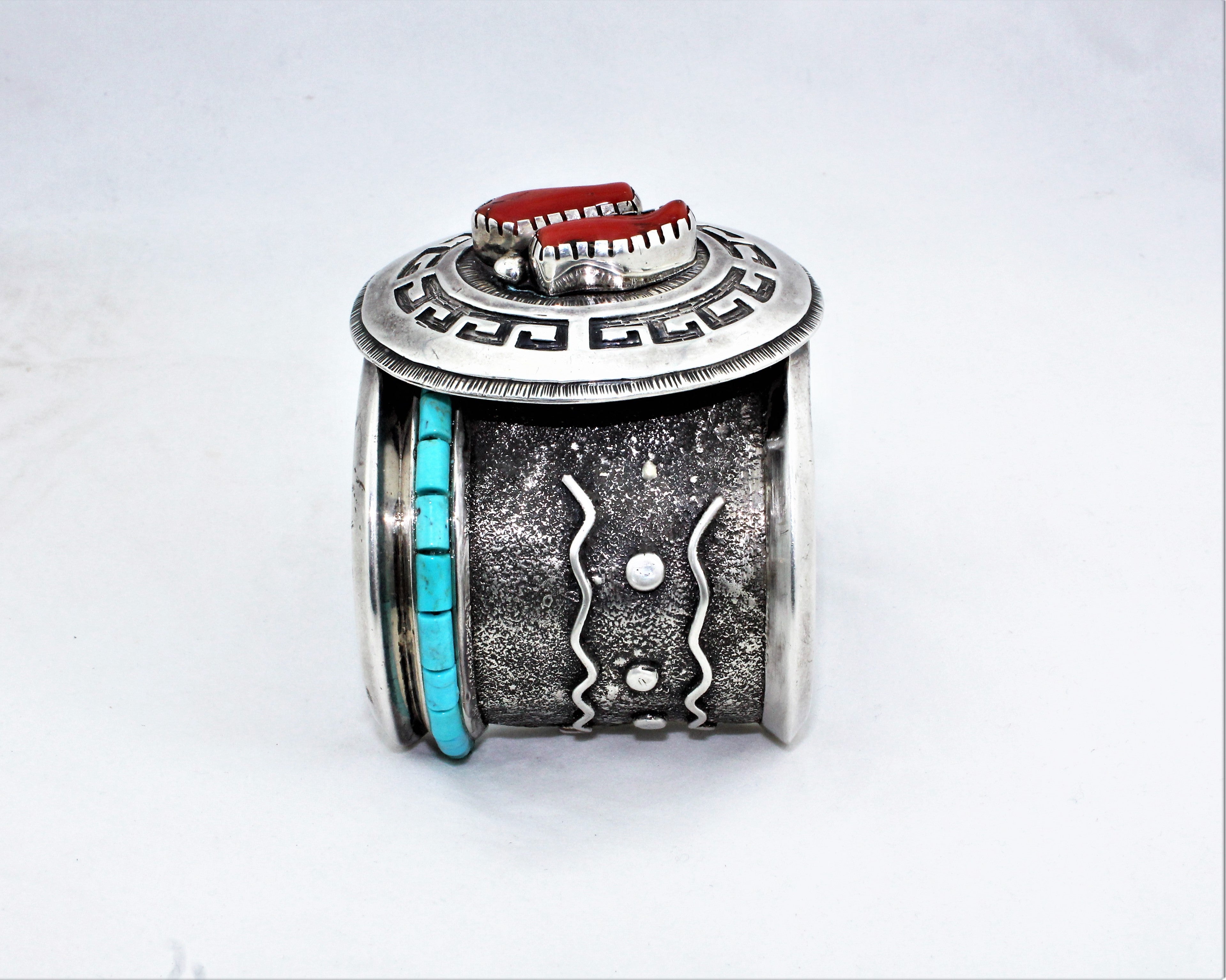Steve LaRance Tufa Cast Sterling Silver Cuff