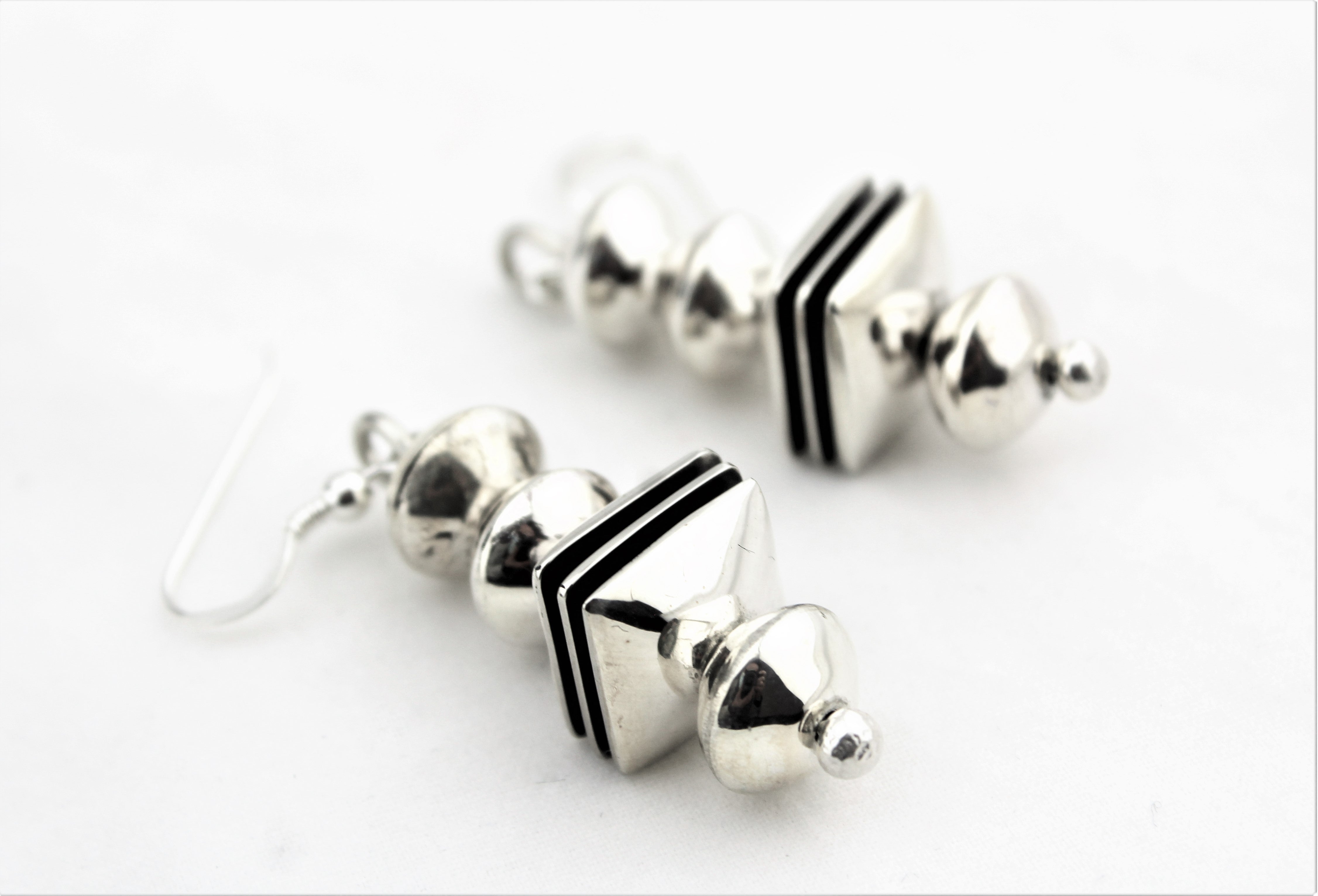 Jack Tom Sterling Silver Necklace and Earrings Set