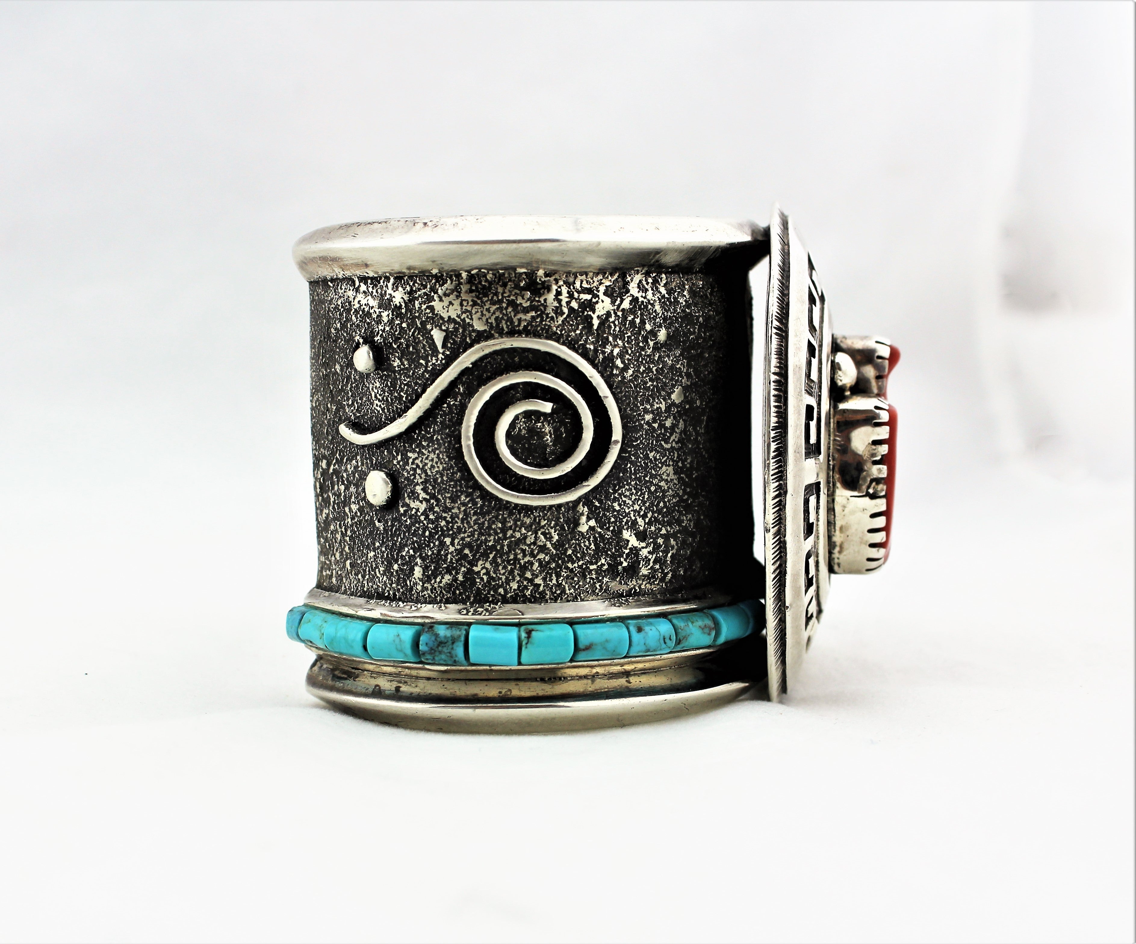 Steve LaRance Tufa Cast Sterling Silver Cuff