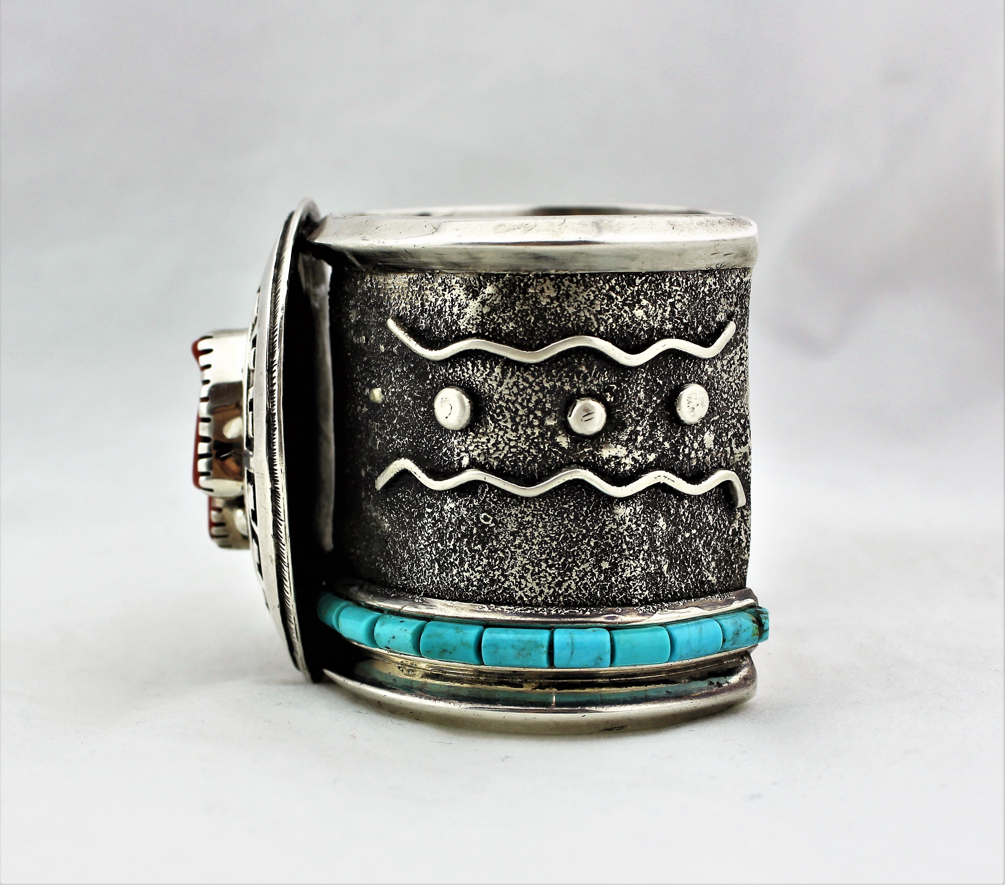 Steve LaRance Tufa Cast Sterling Silver Cuff