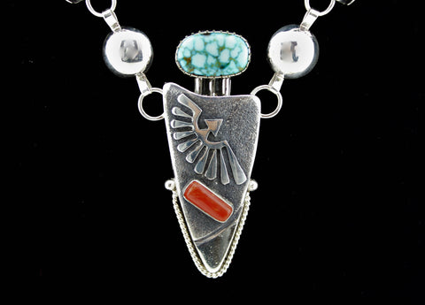 Jack Tom Sterling Silver Tufa Cast Necklace and Earrings Set