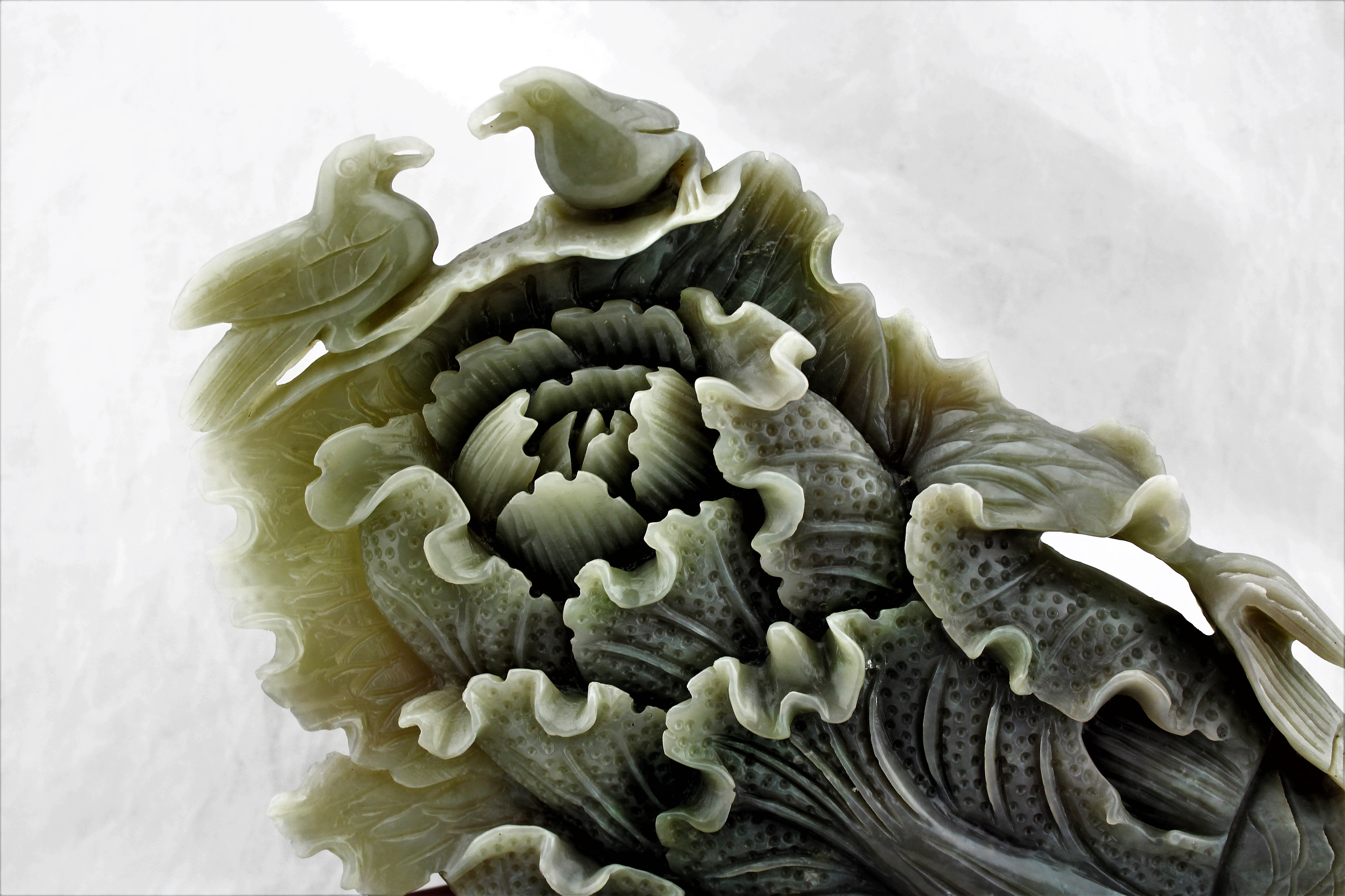 Lucky Cabbage Carved Jade