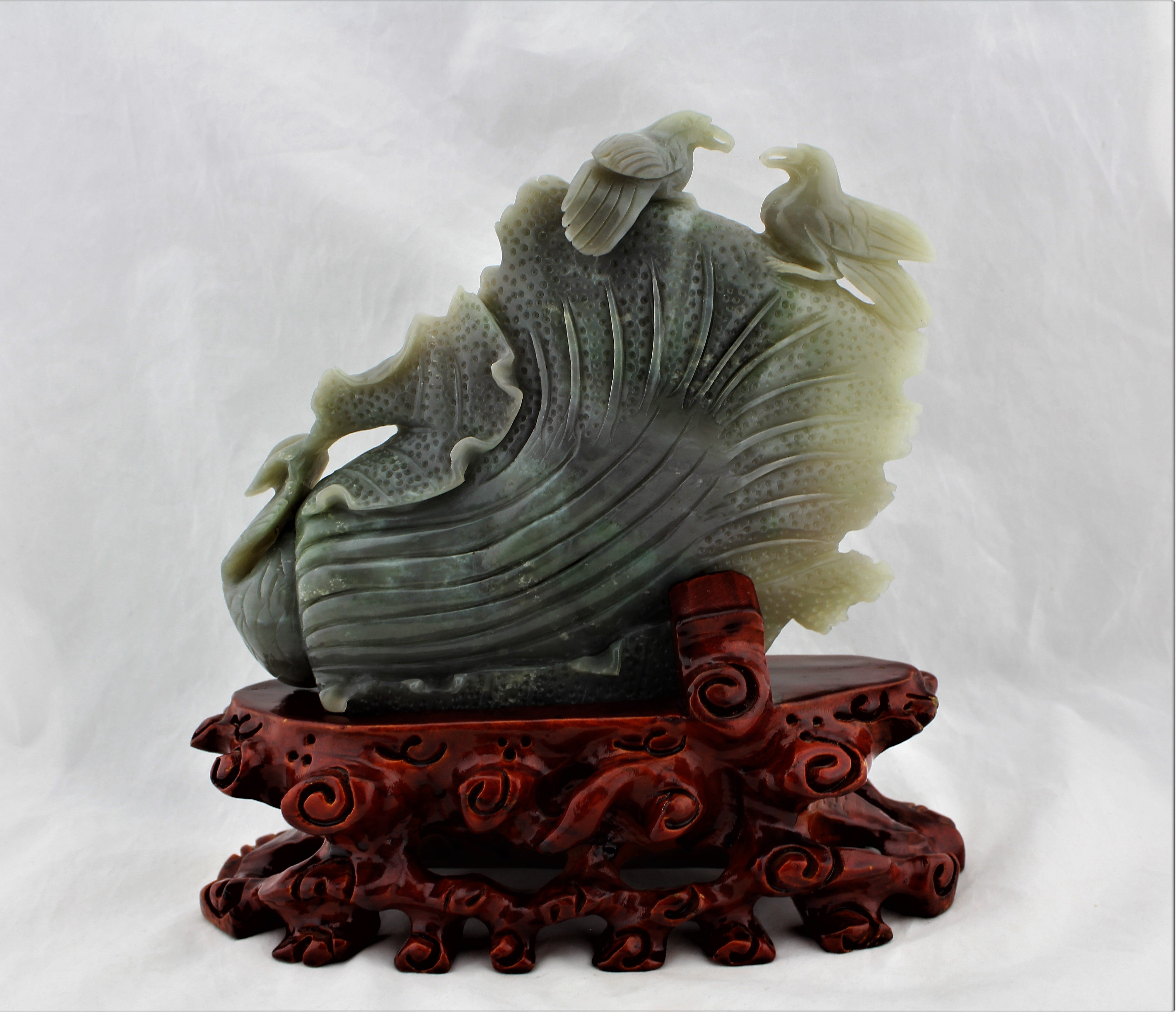 Lucky Cabbage Carved Jade