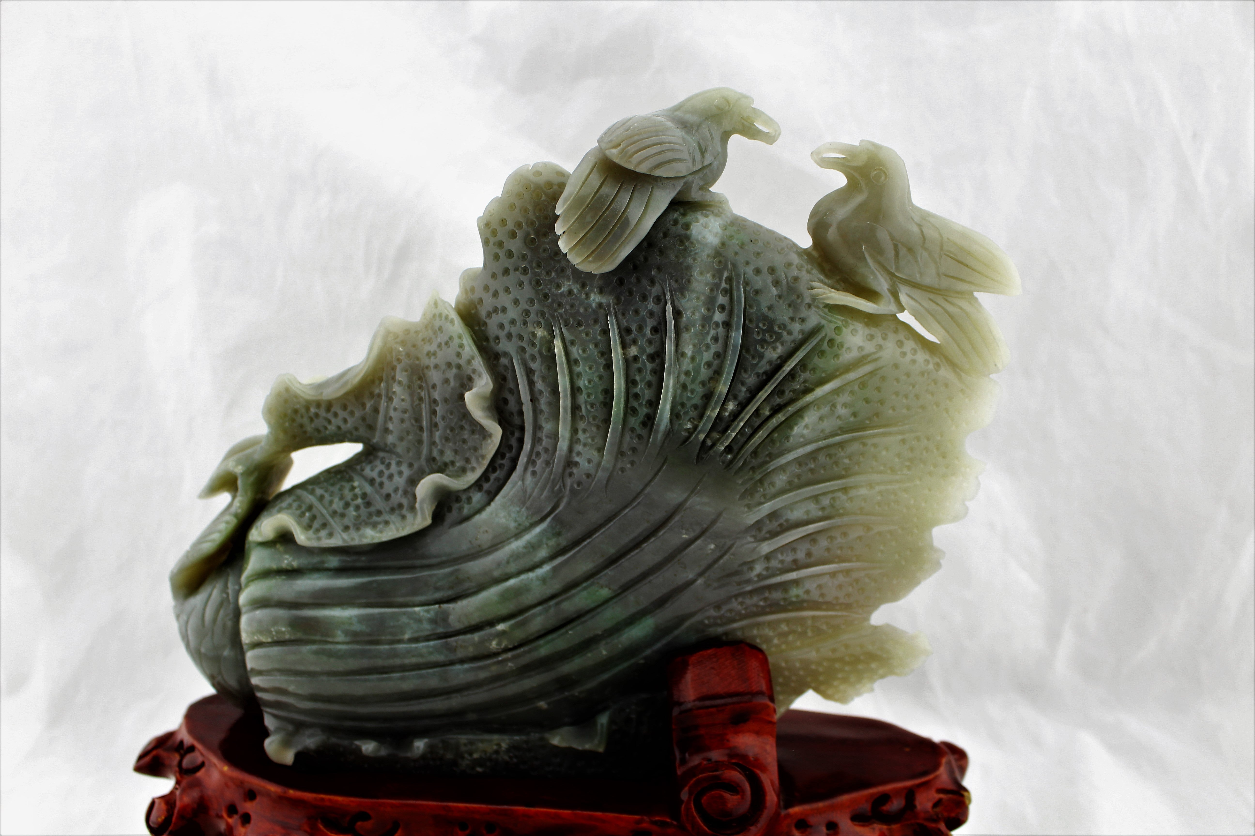 Lucky Cabbage Carved Jade