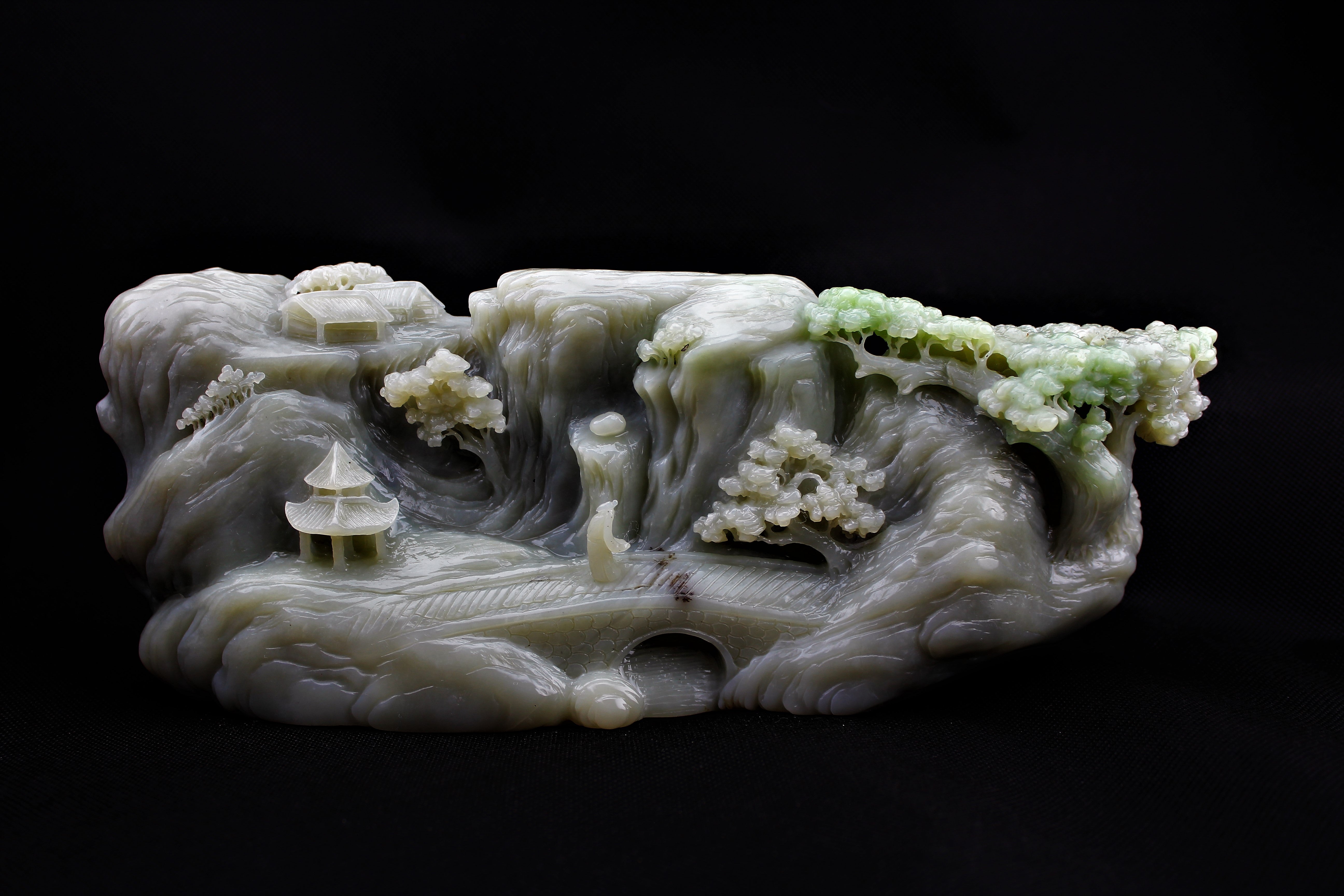 Jade Scenery Sculpture