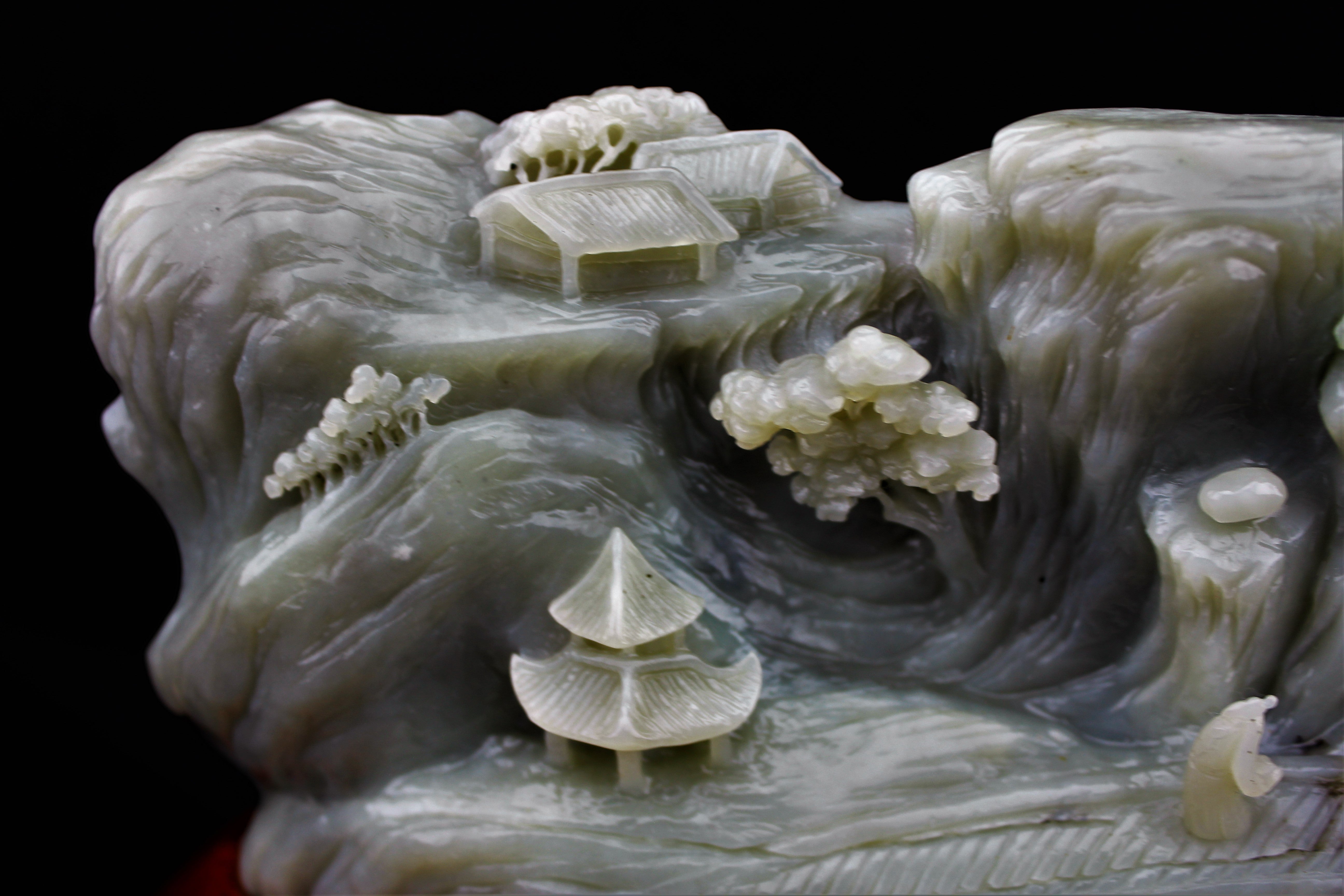 Jade Scenery Sculpture