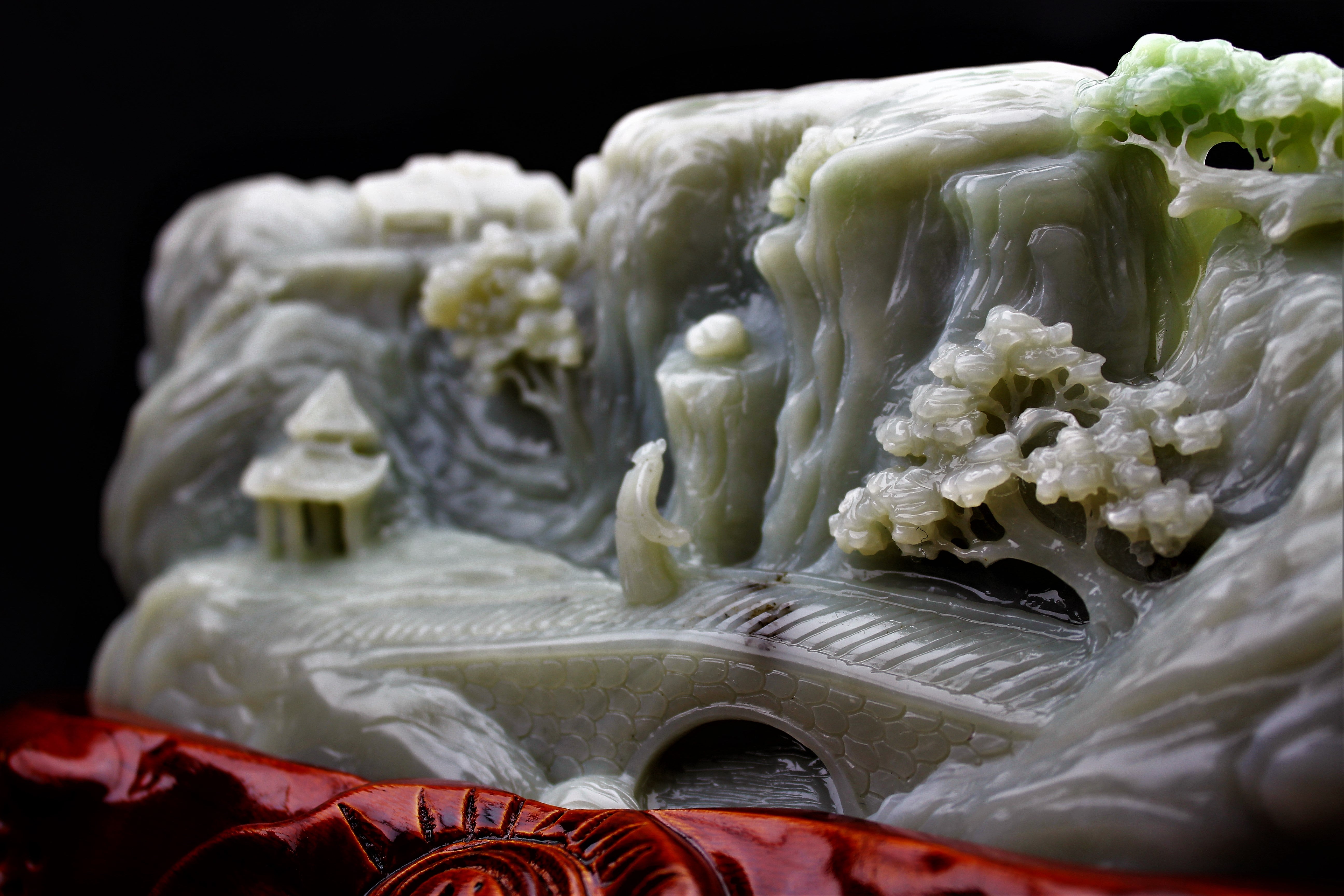 Jade Scenery Sculpture