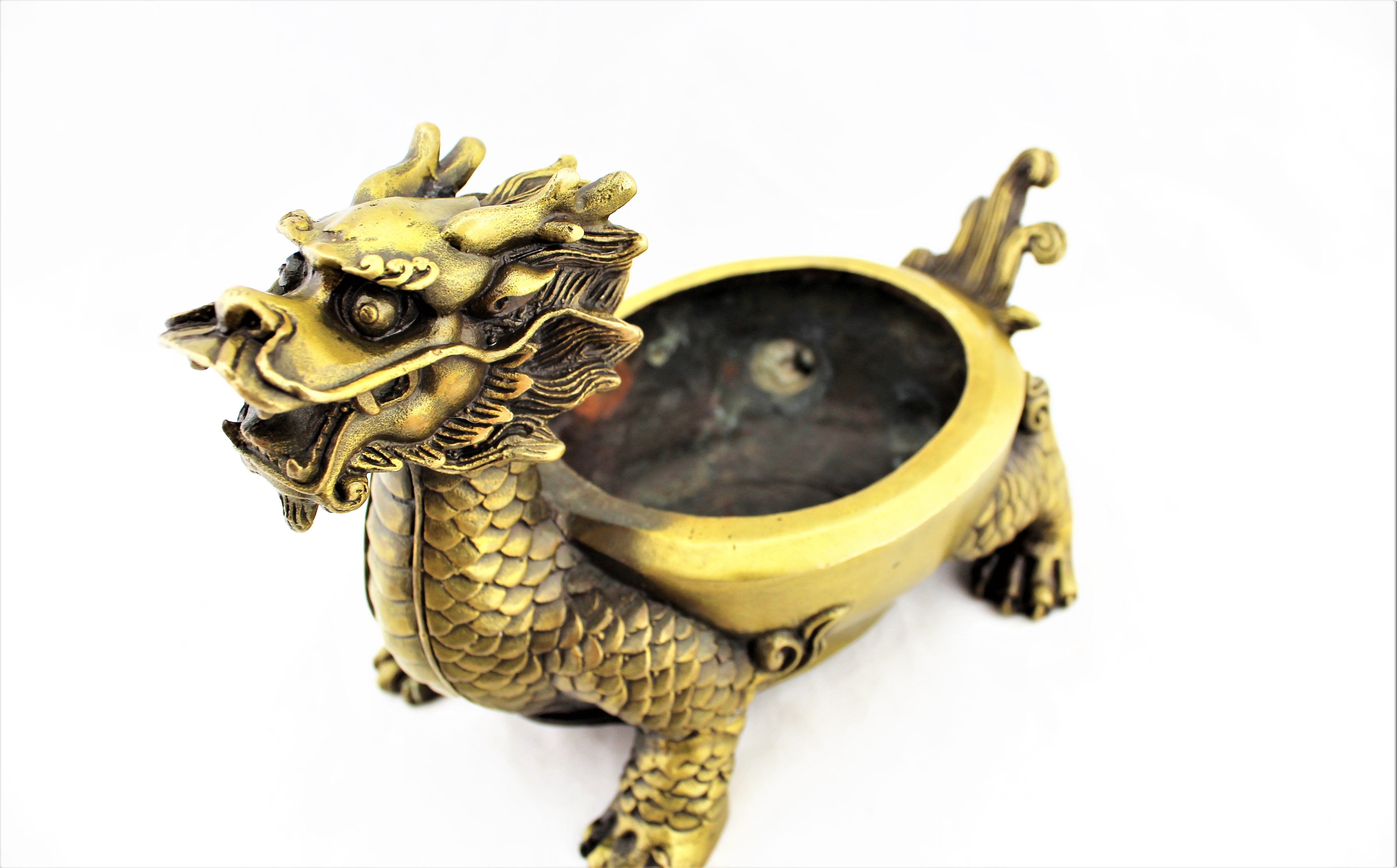 Brass Dragon Censer