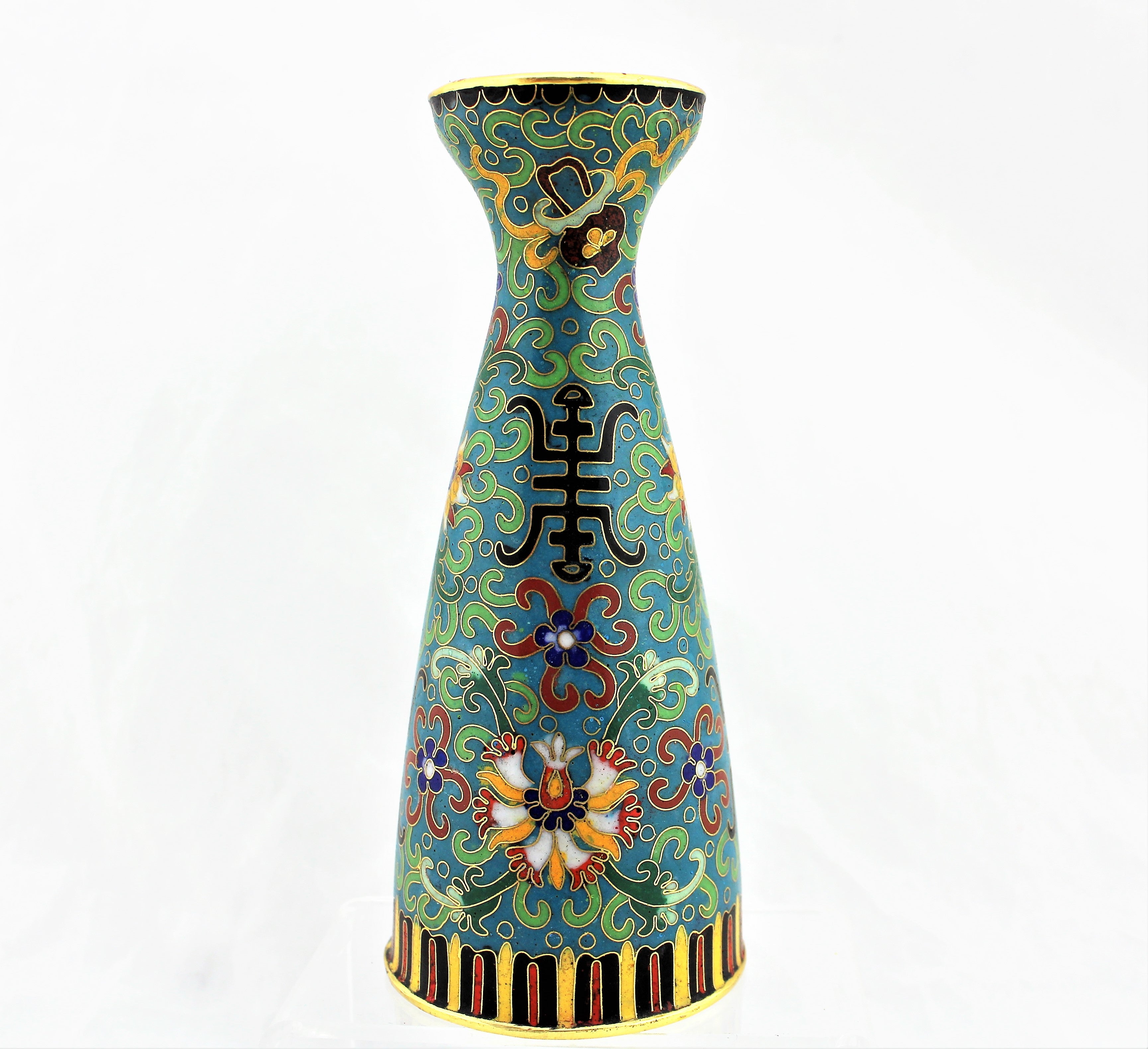 Gilt Edge Cloisonné Vase