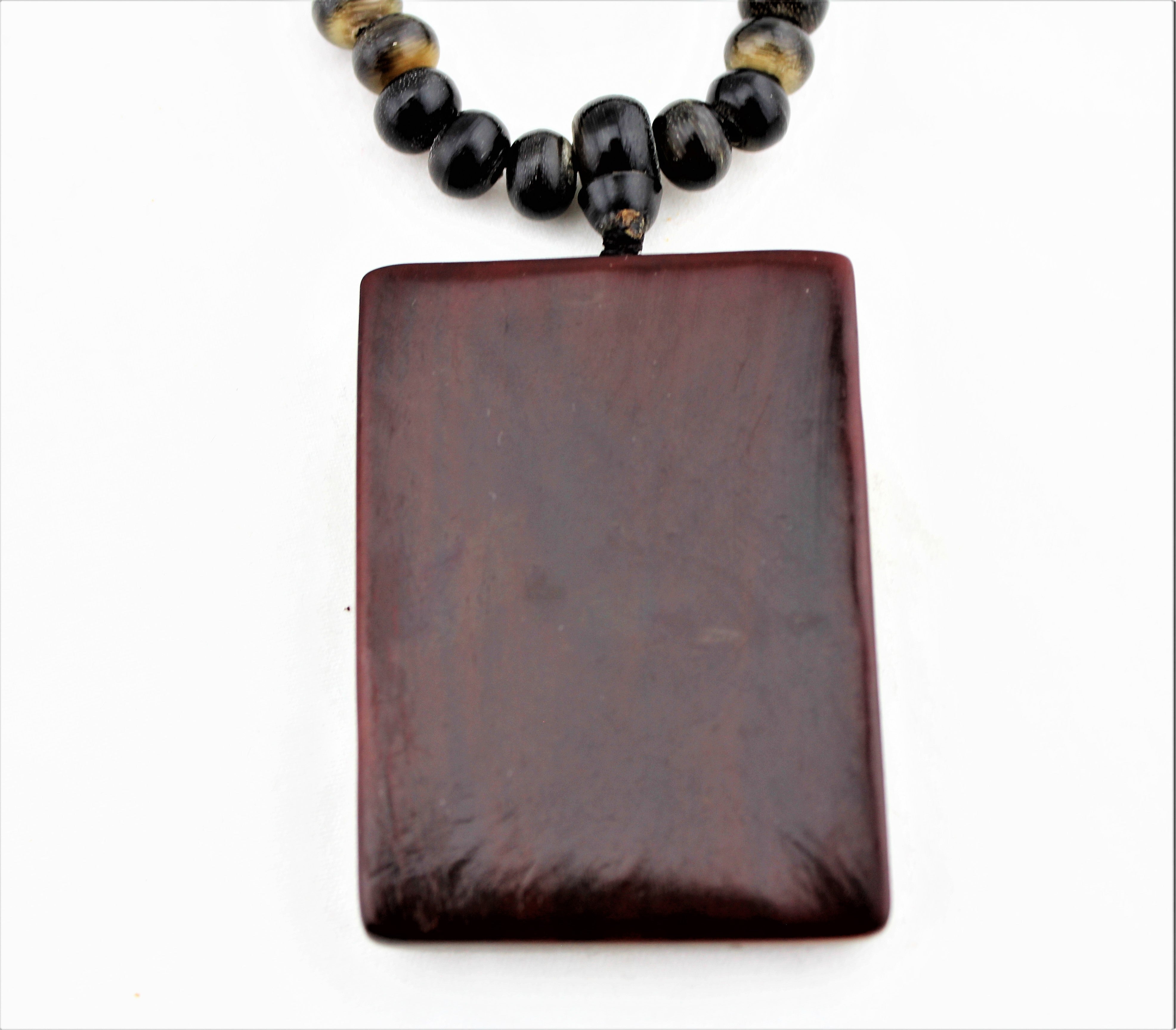Ox Horn Necklace and Pendant