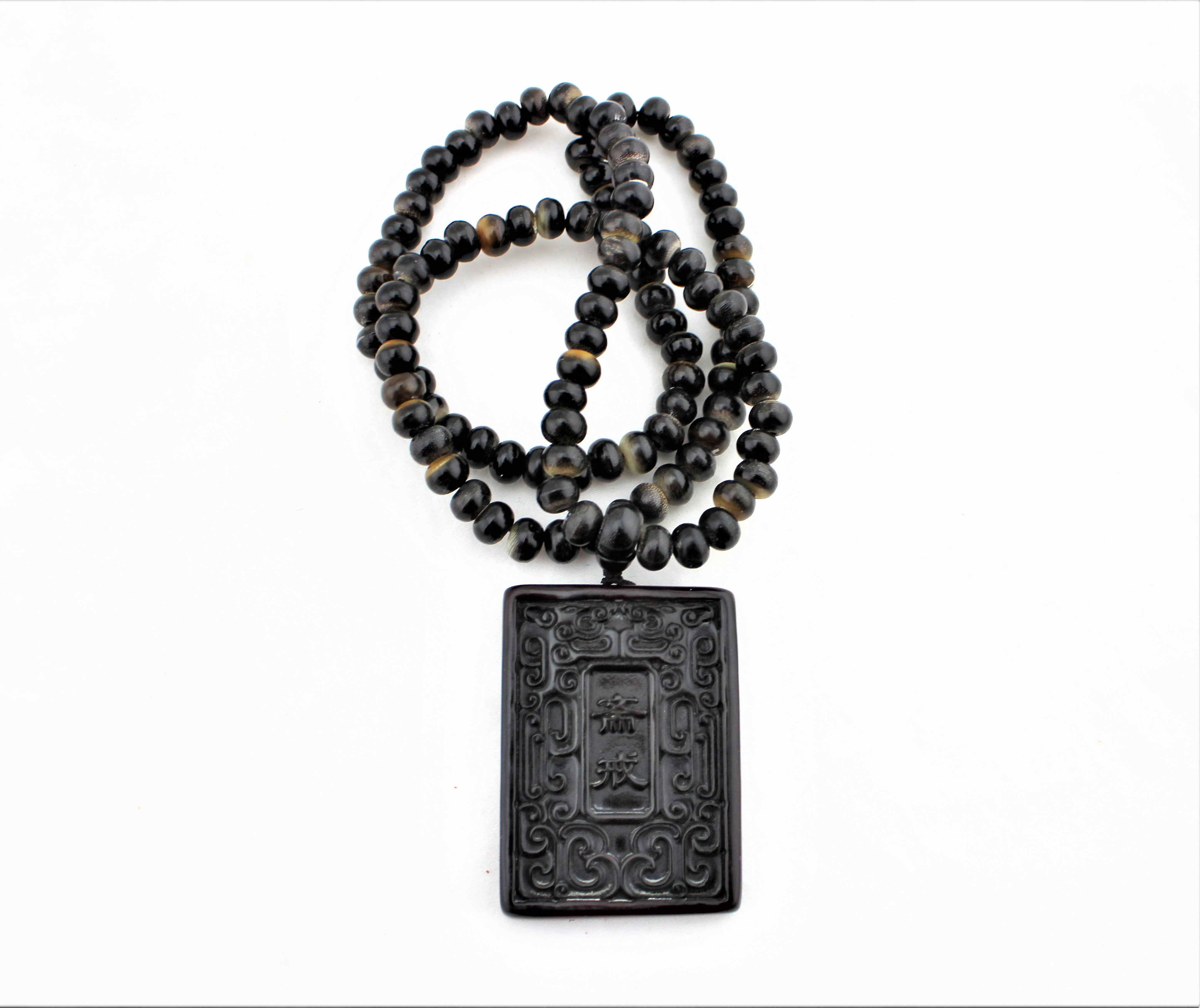 Ox Horn Necklace and Pendant