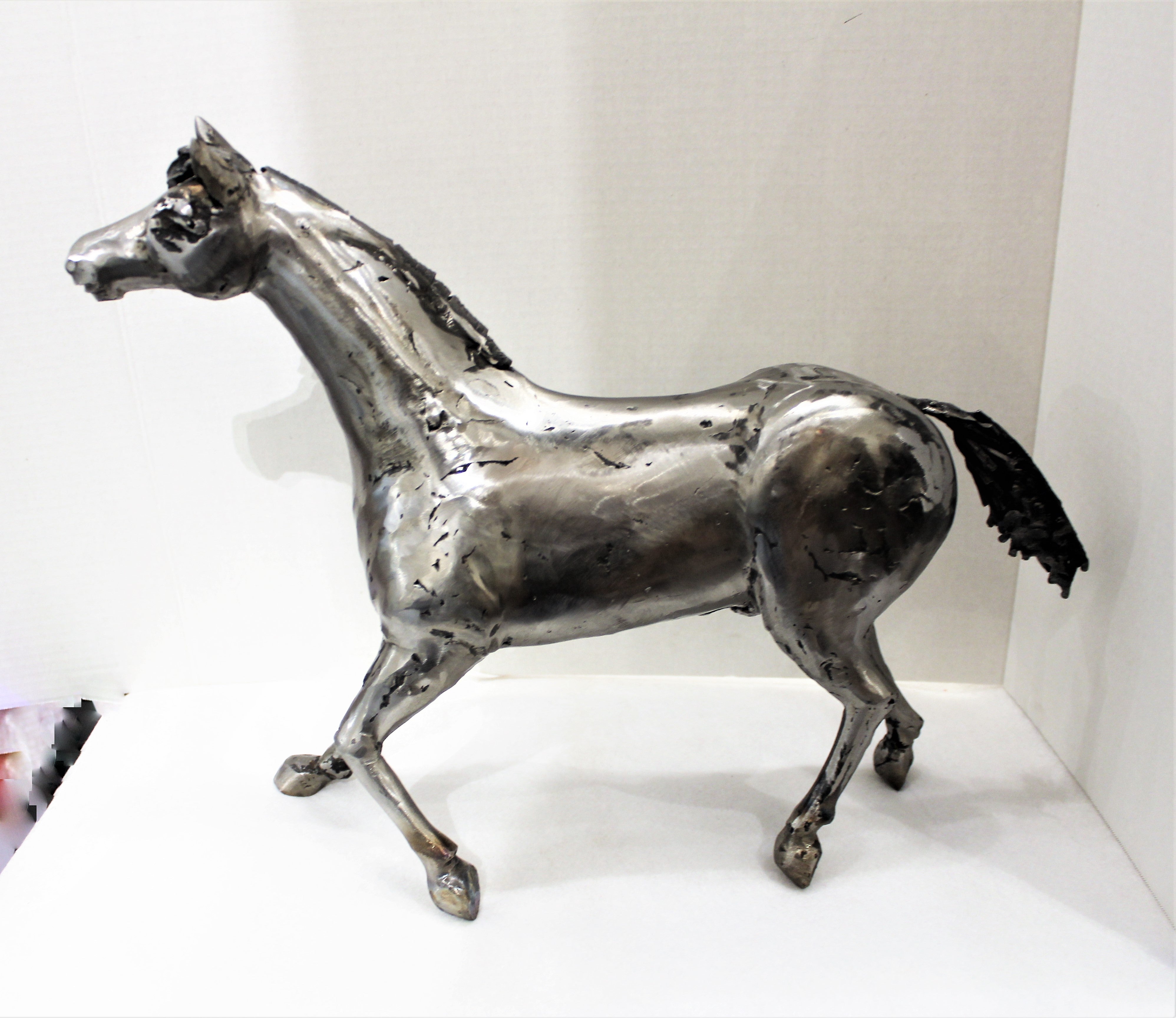 Joe Lester Steel Horse Sculpture