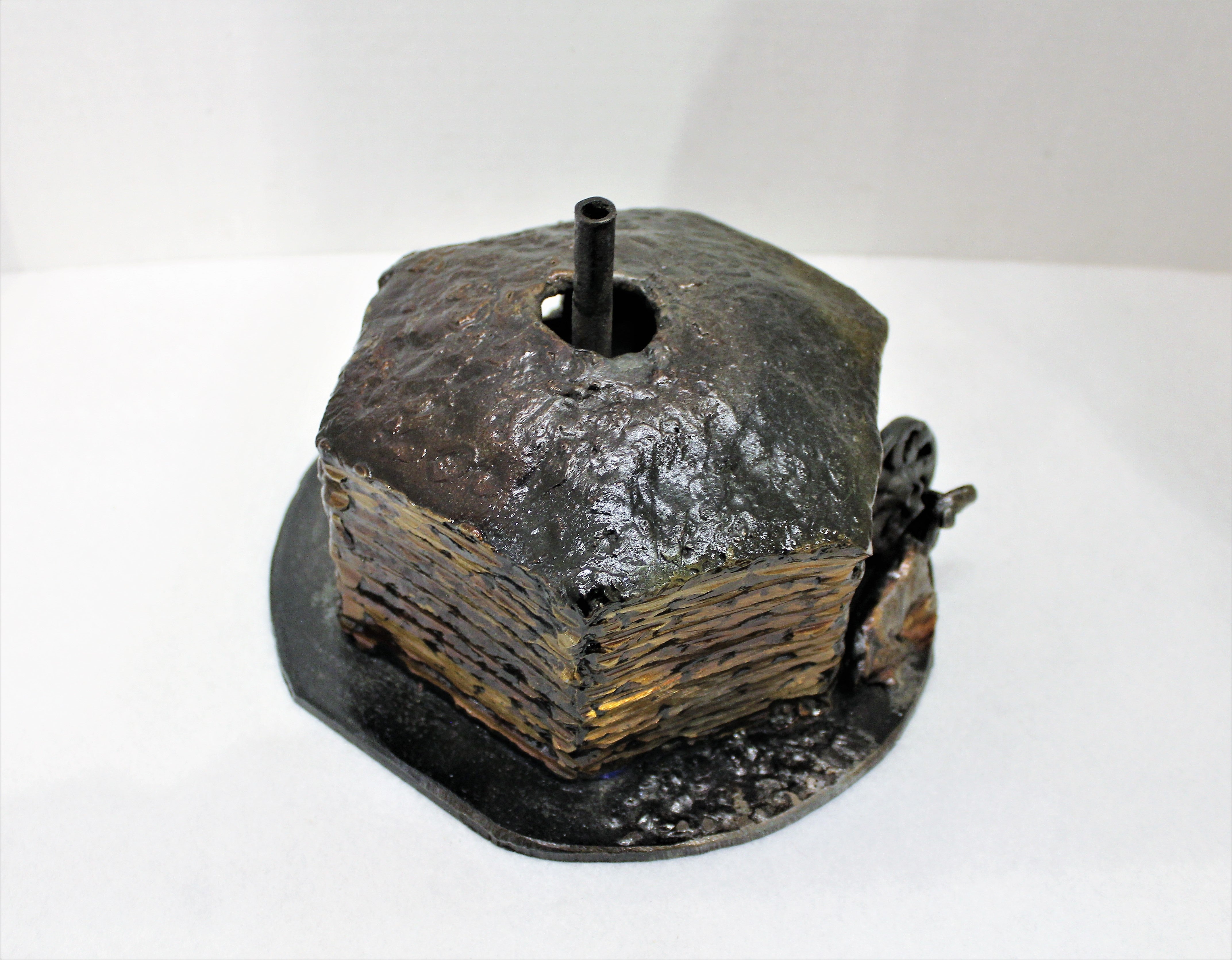 Joe Lester Steel Hogan Sculpture