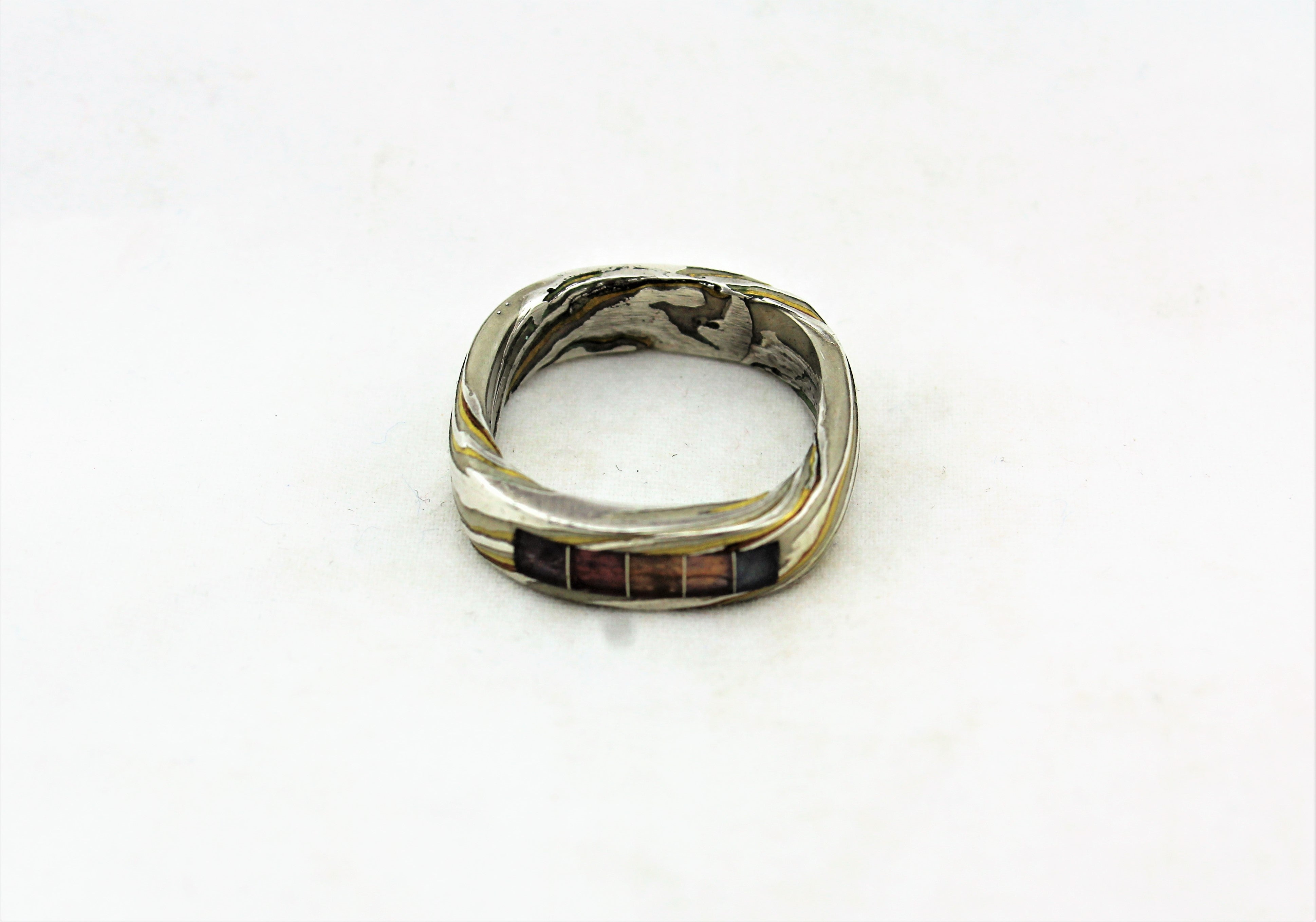 Damascus Style Ring