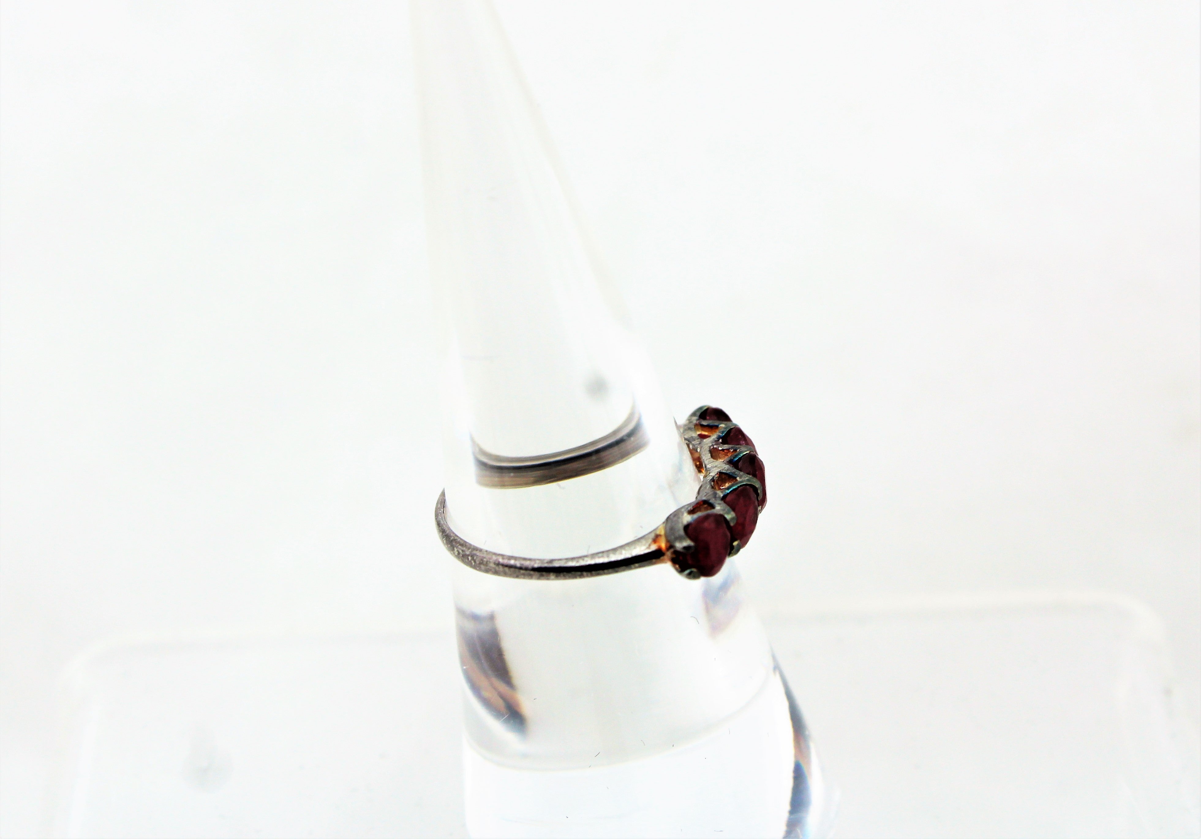 Sterling Silver Ruby Ring
