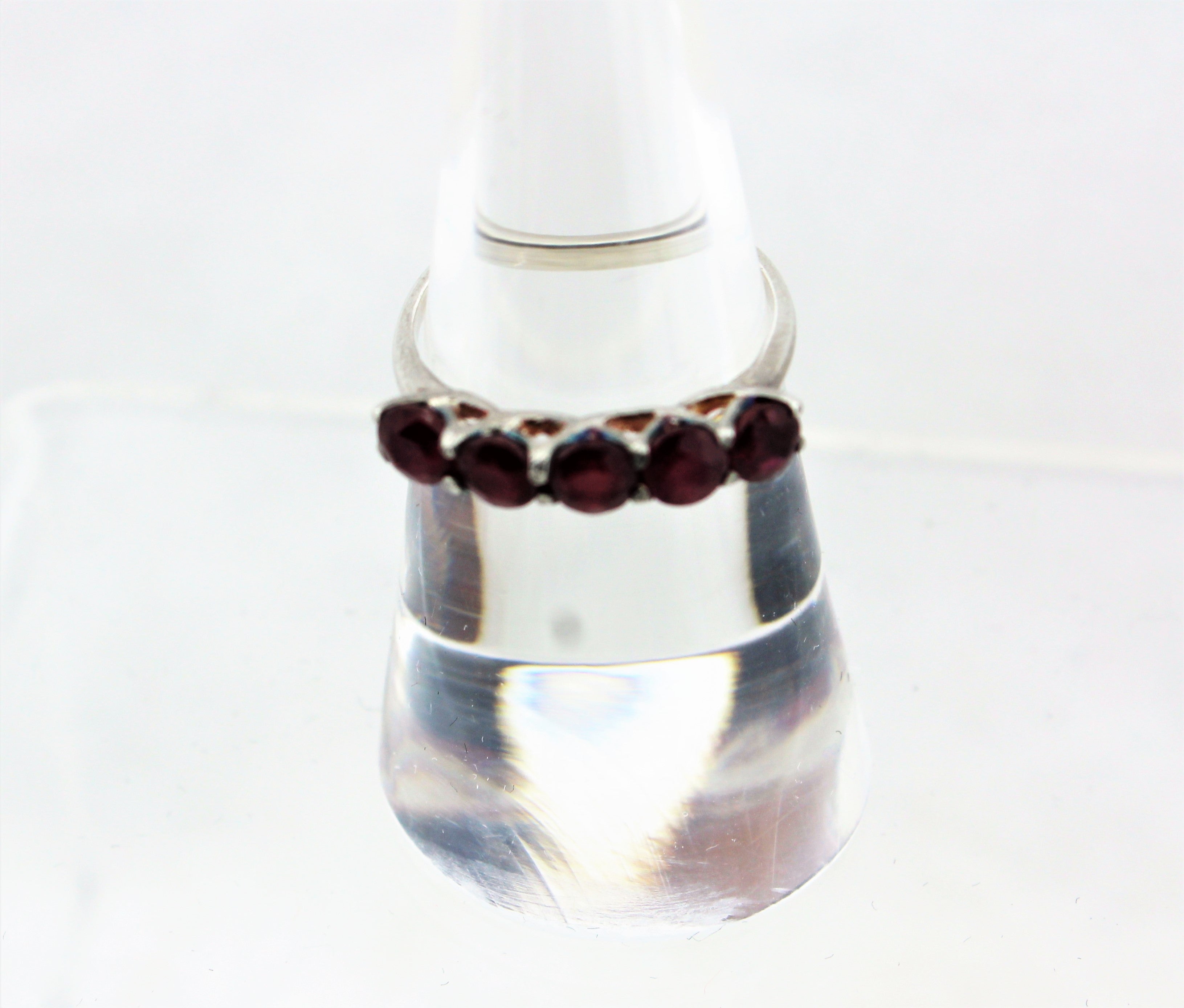 Sterling Silver Ruby Ring