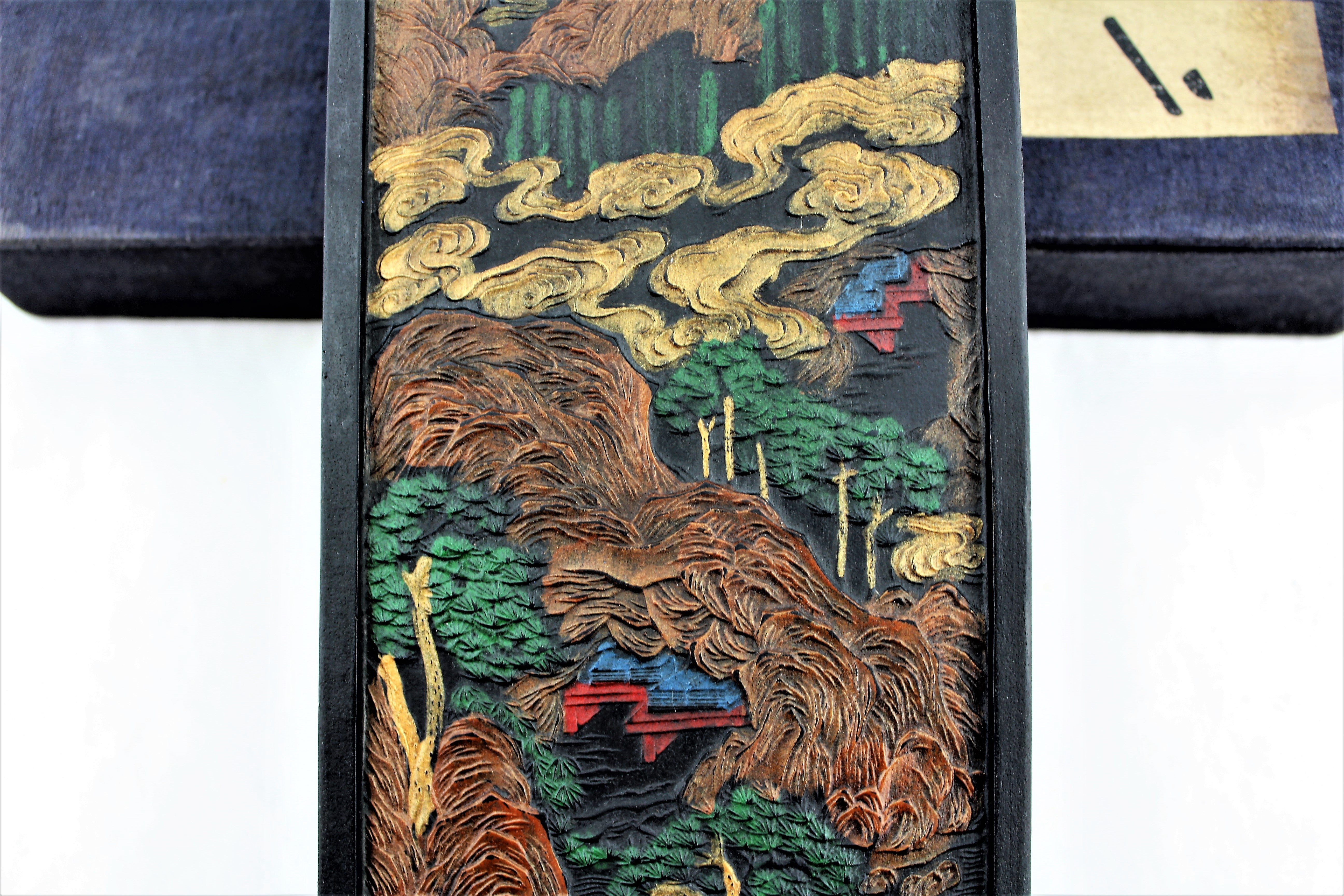 Black Ink Stick Plaque