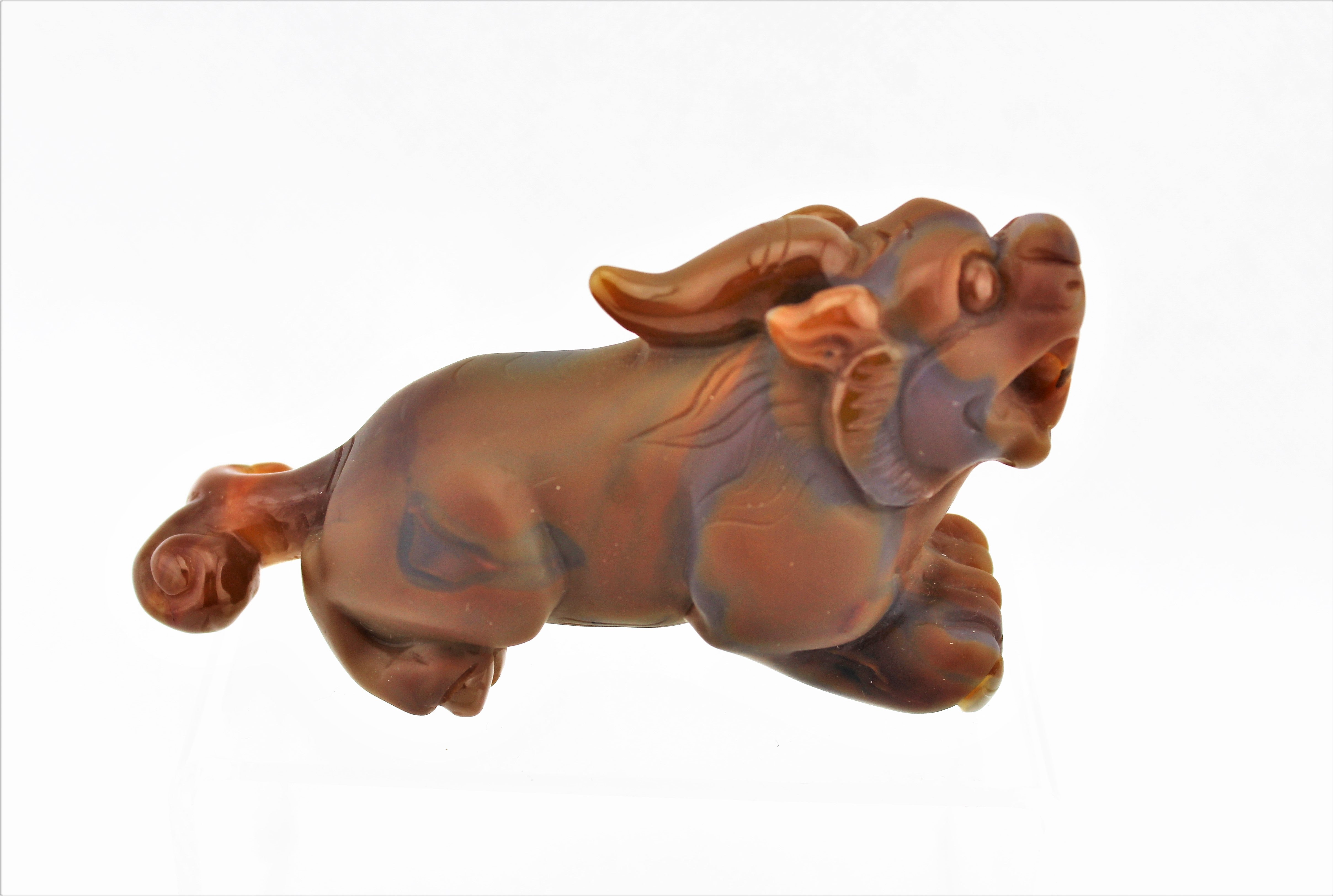 Lucky Unicorn Agate Pendant