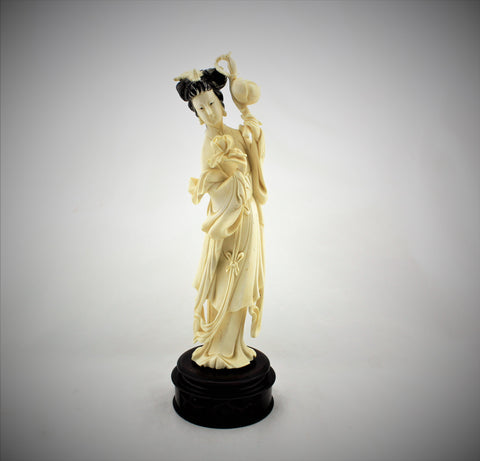 Victorian Era Chinese Court Lady Sculpture