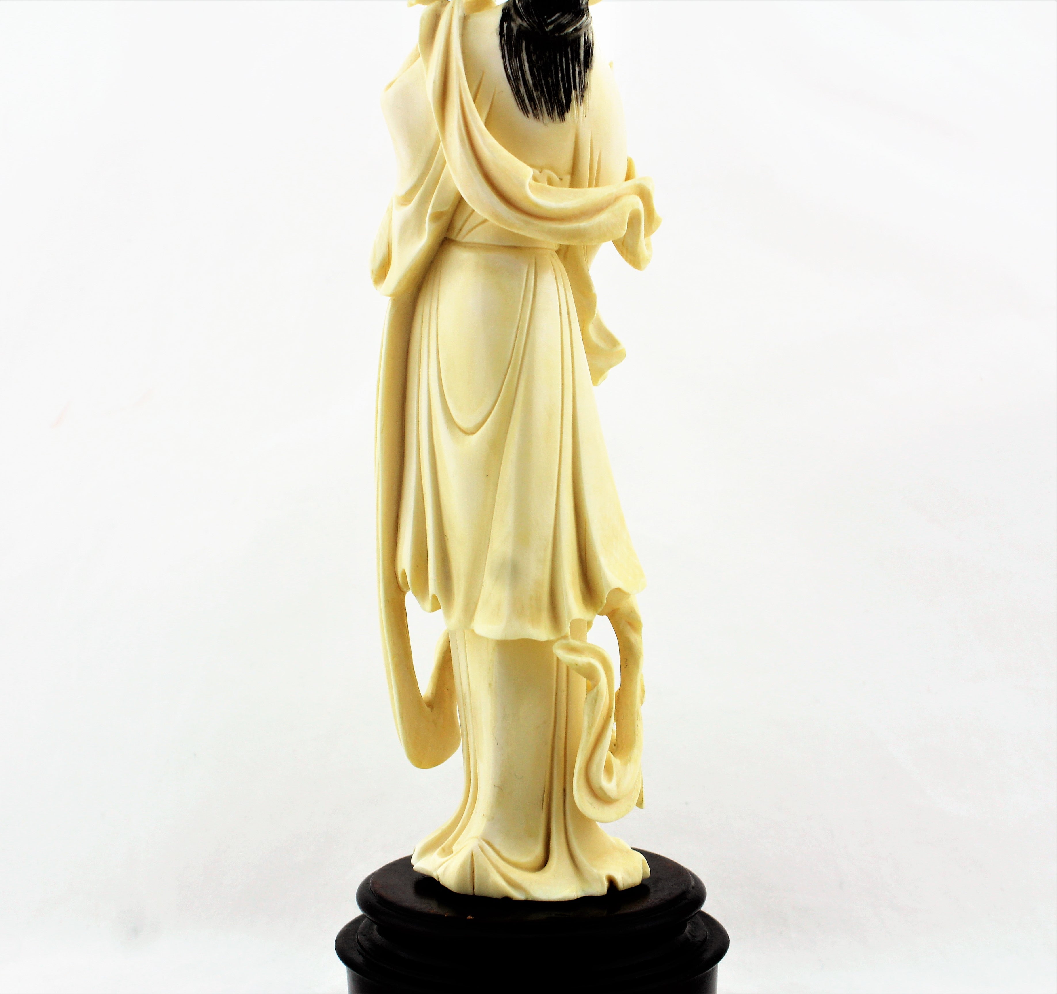 Victorian Era Chinese Court Lady Sculpture