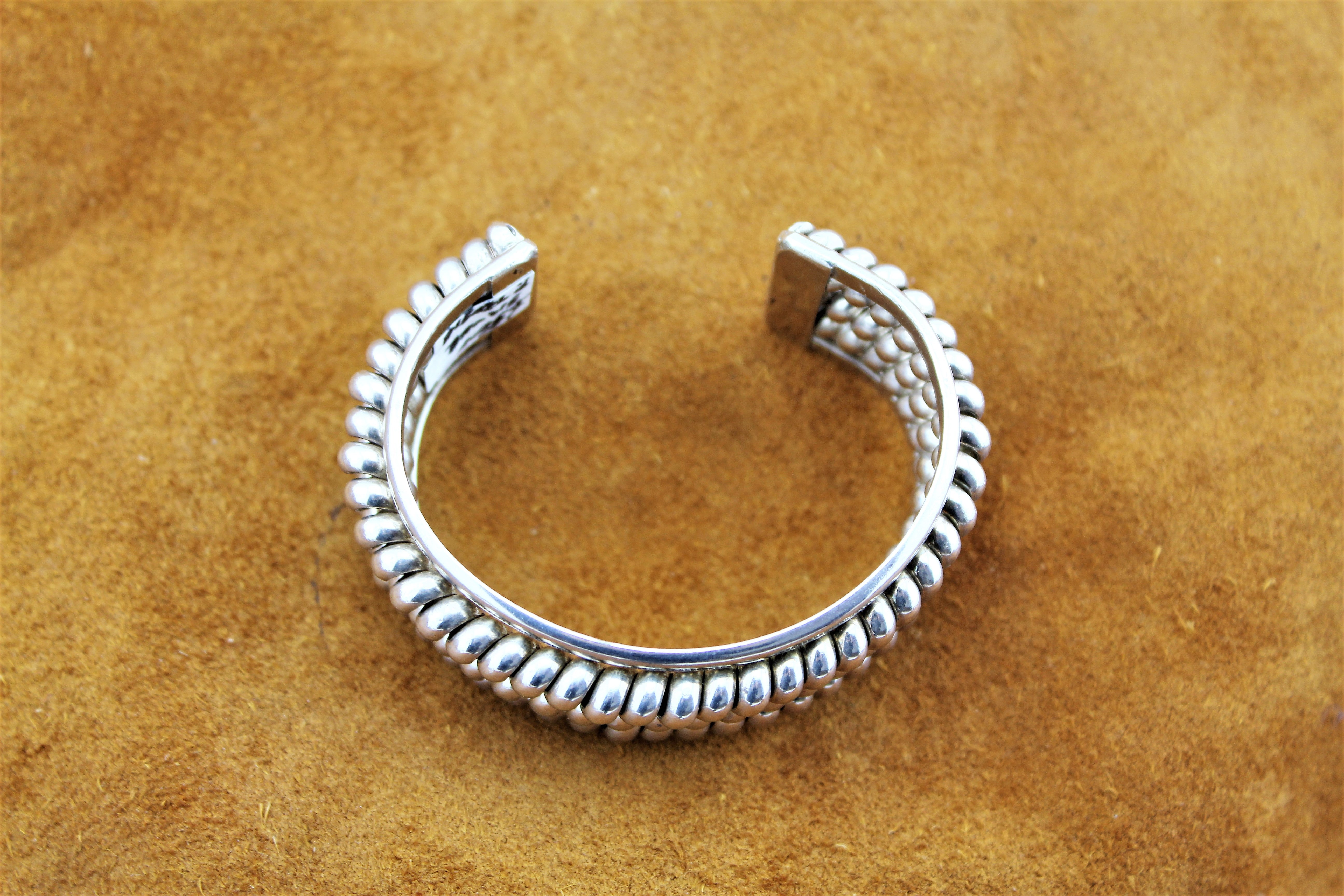 Sterling Silver Coil Bracelet
