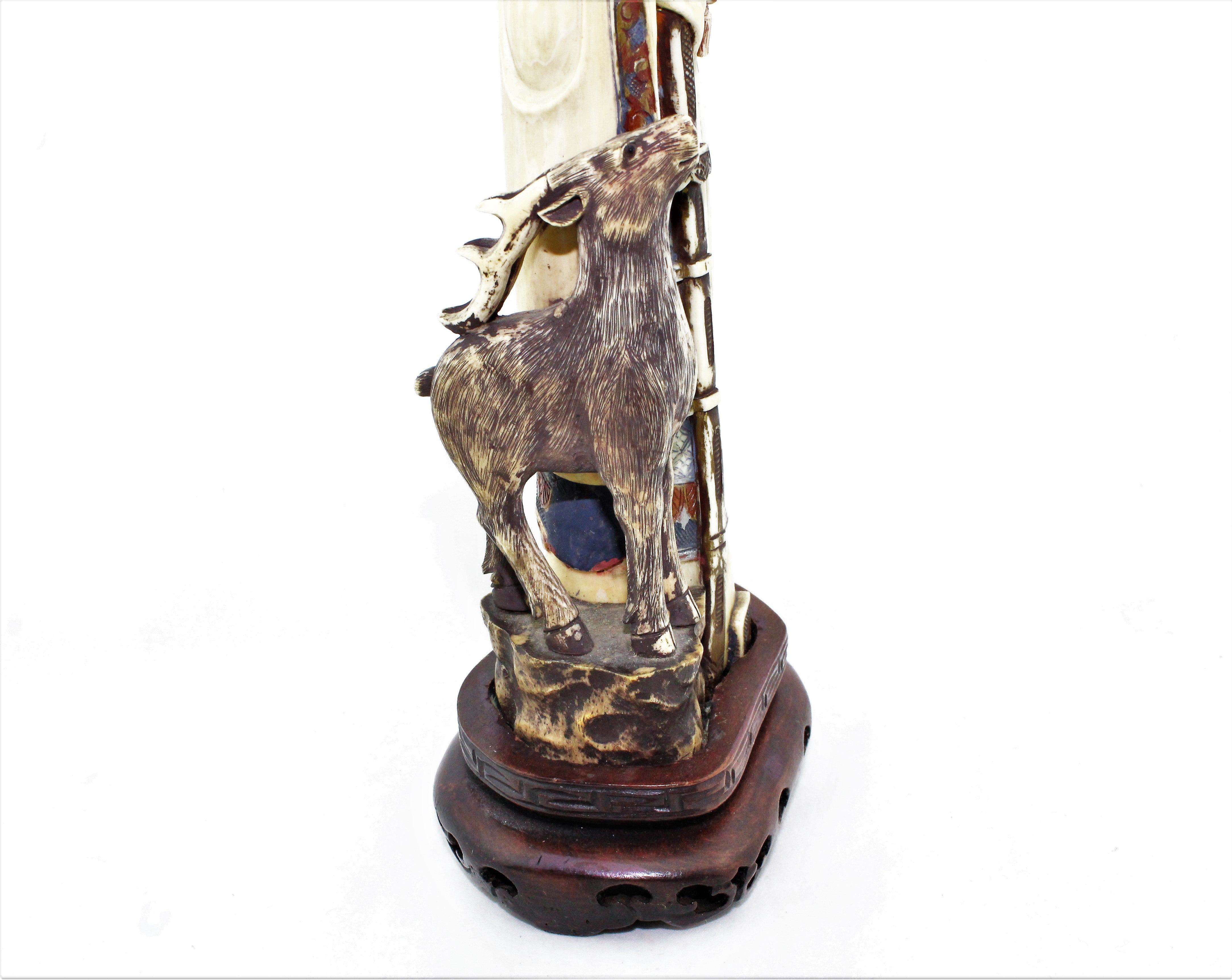 Antique Carved Chinese Scholar Figure