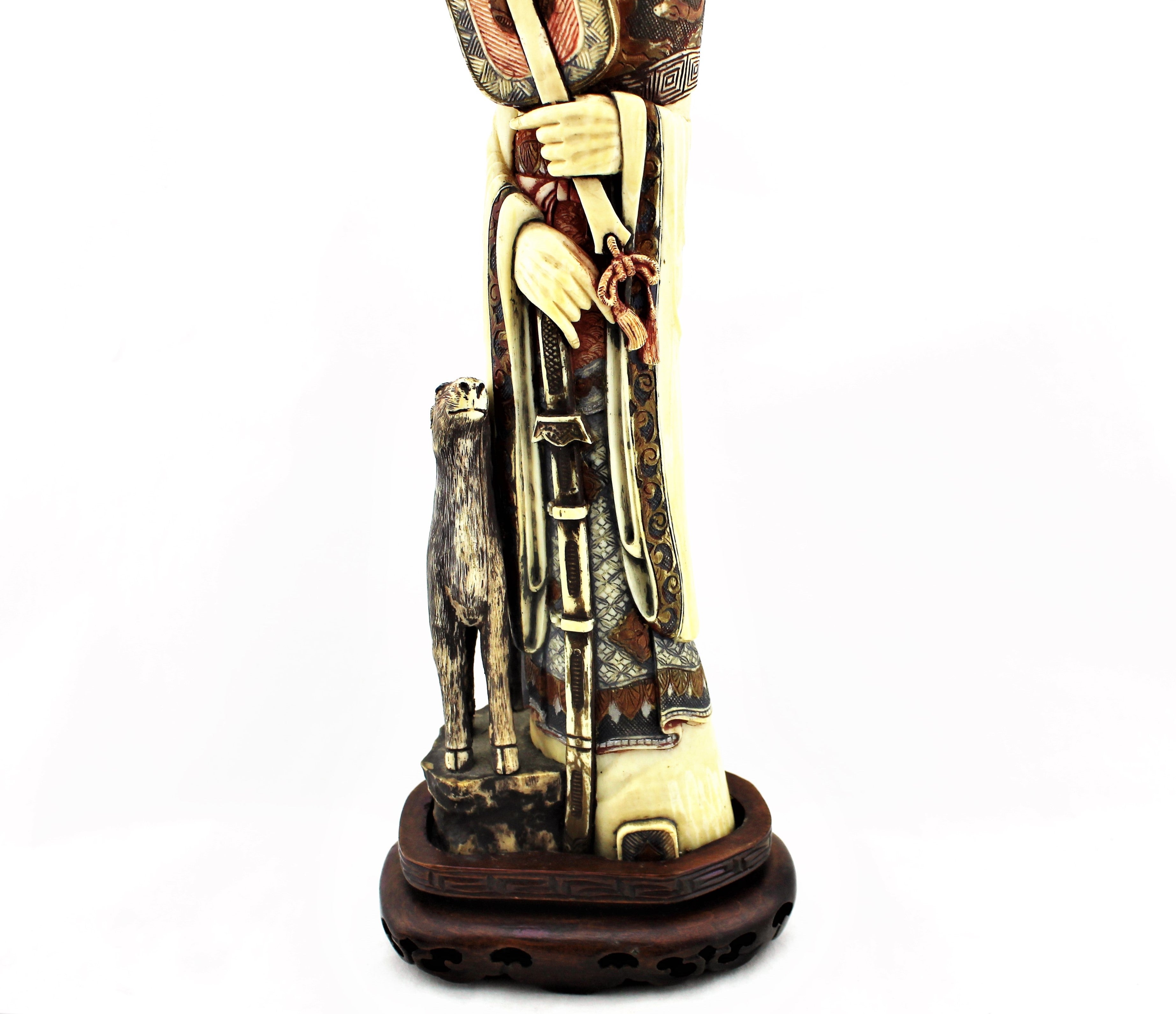 Antique Carved Chinese Scholar Figure