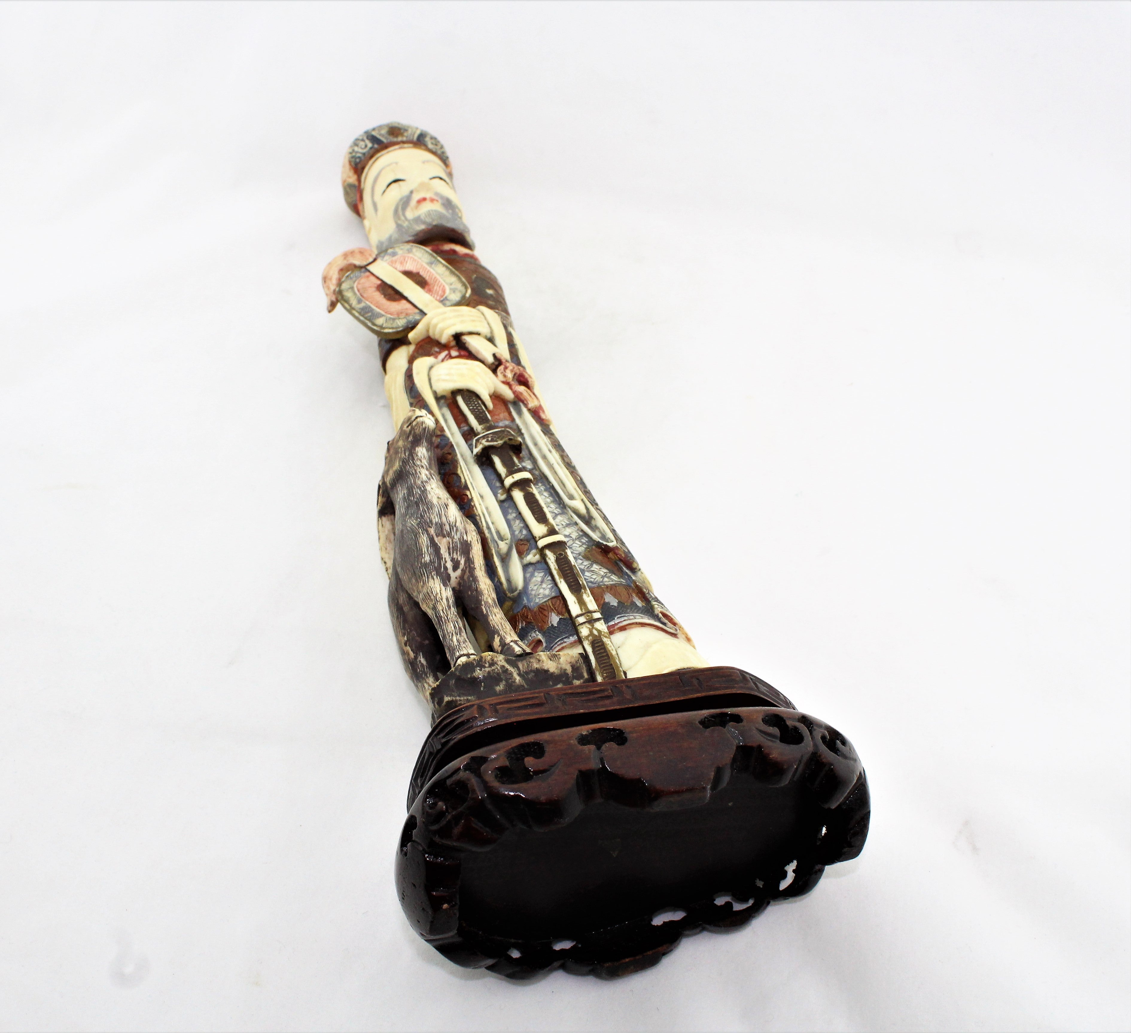 Antique Carved Chinese Scholar Figure